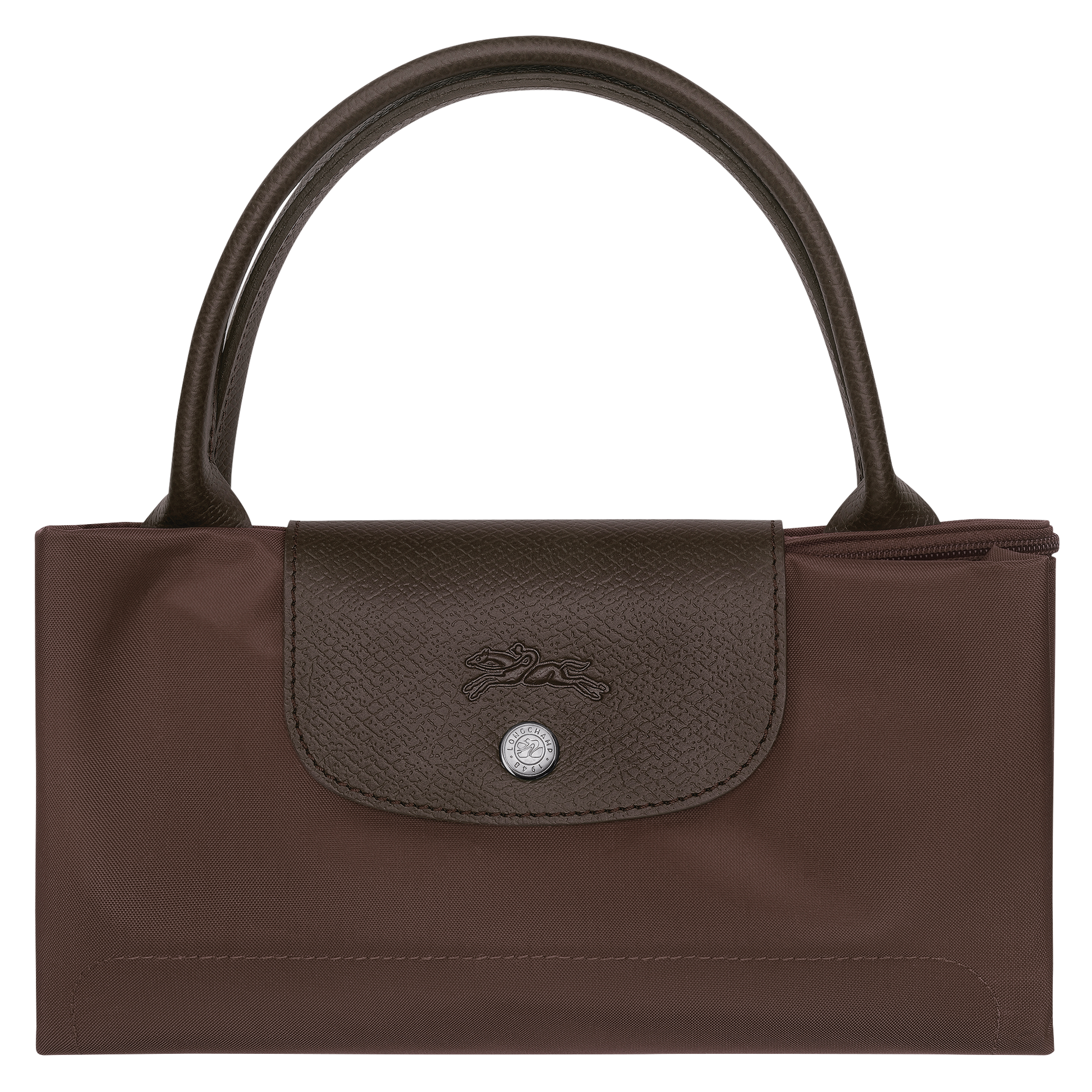 Le Pliage Green M Handbag Mocha Canvas L1623919002 Longhamp