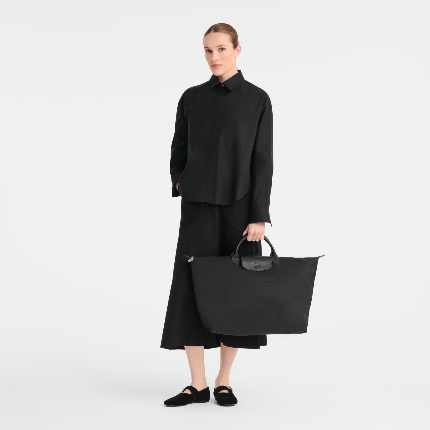 LONGCHAMP-Le Pliage One S Travel bag-Black-L1624979001-2