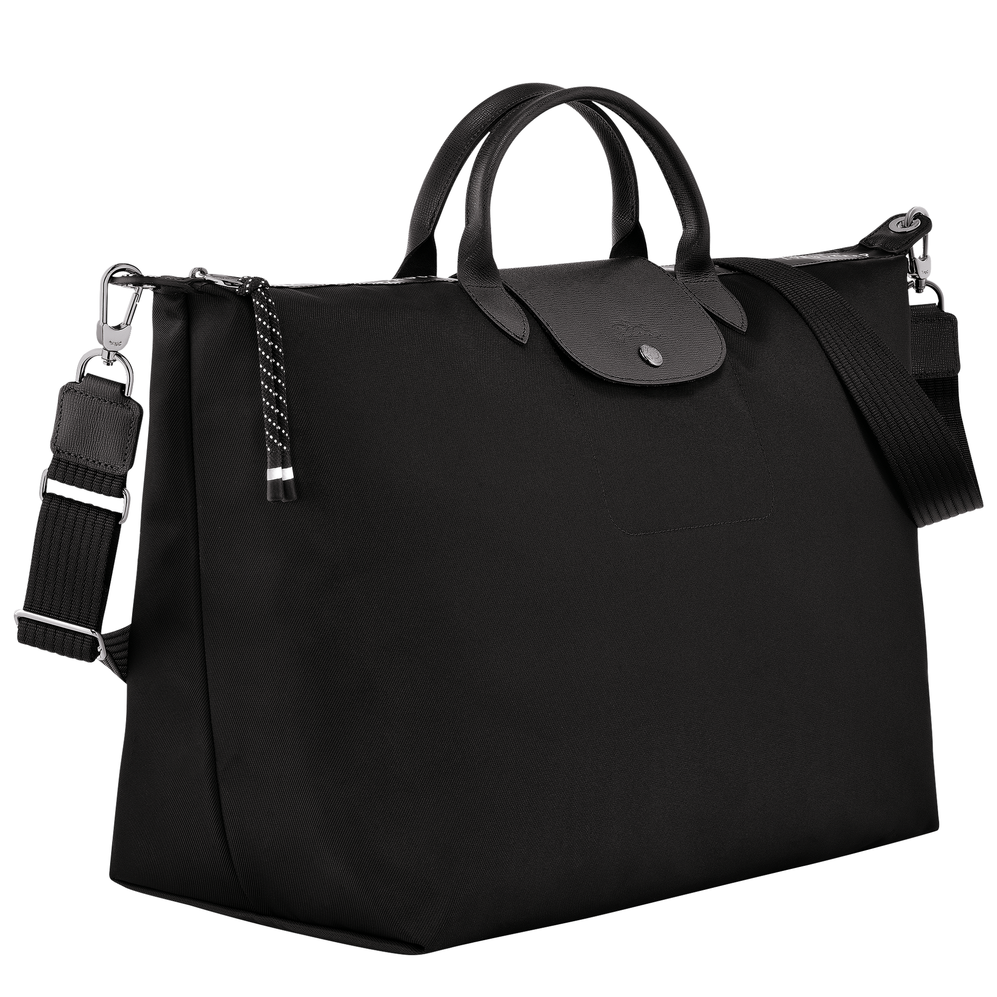 Le Pliage Energy L Travel bag Black Canvas L1624HSR001