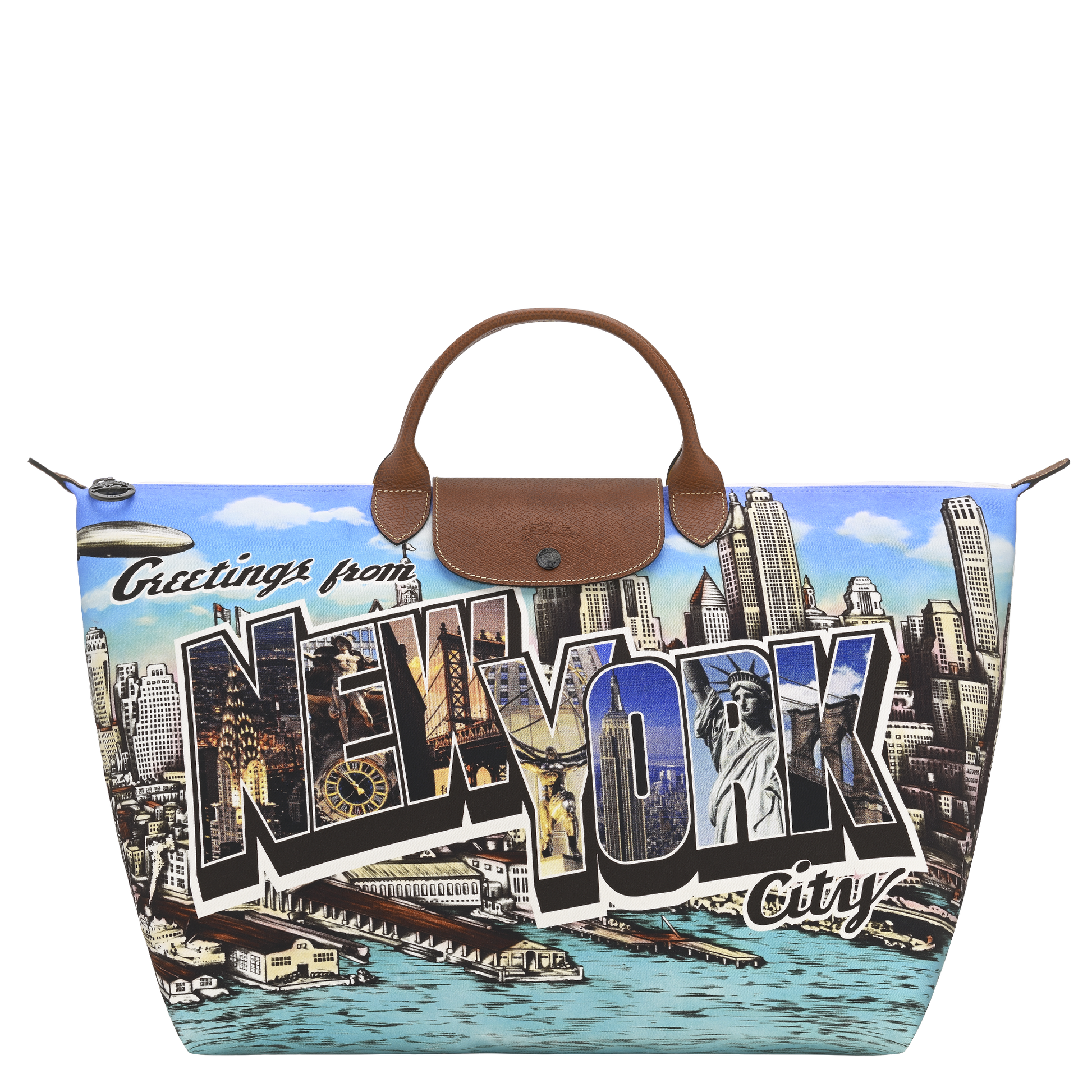 S Travel bag Brown - Canvas | Longchamp ID