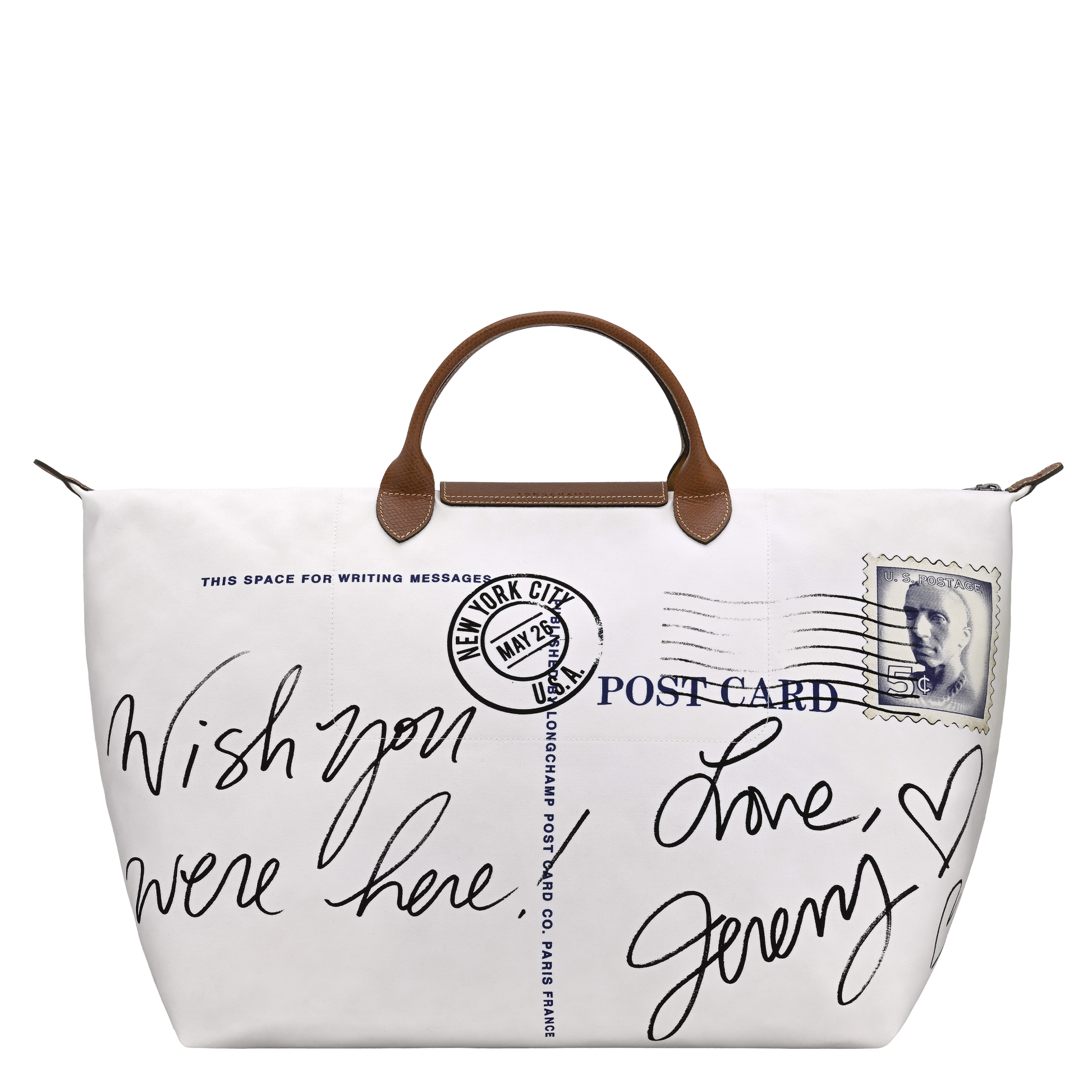 S Travel bag Brown - Canvas | Longchamp ID