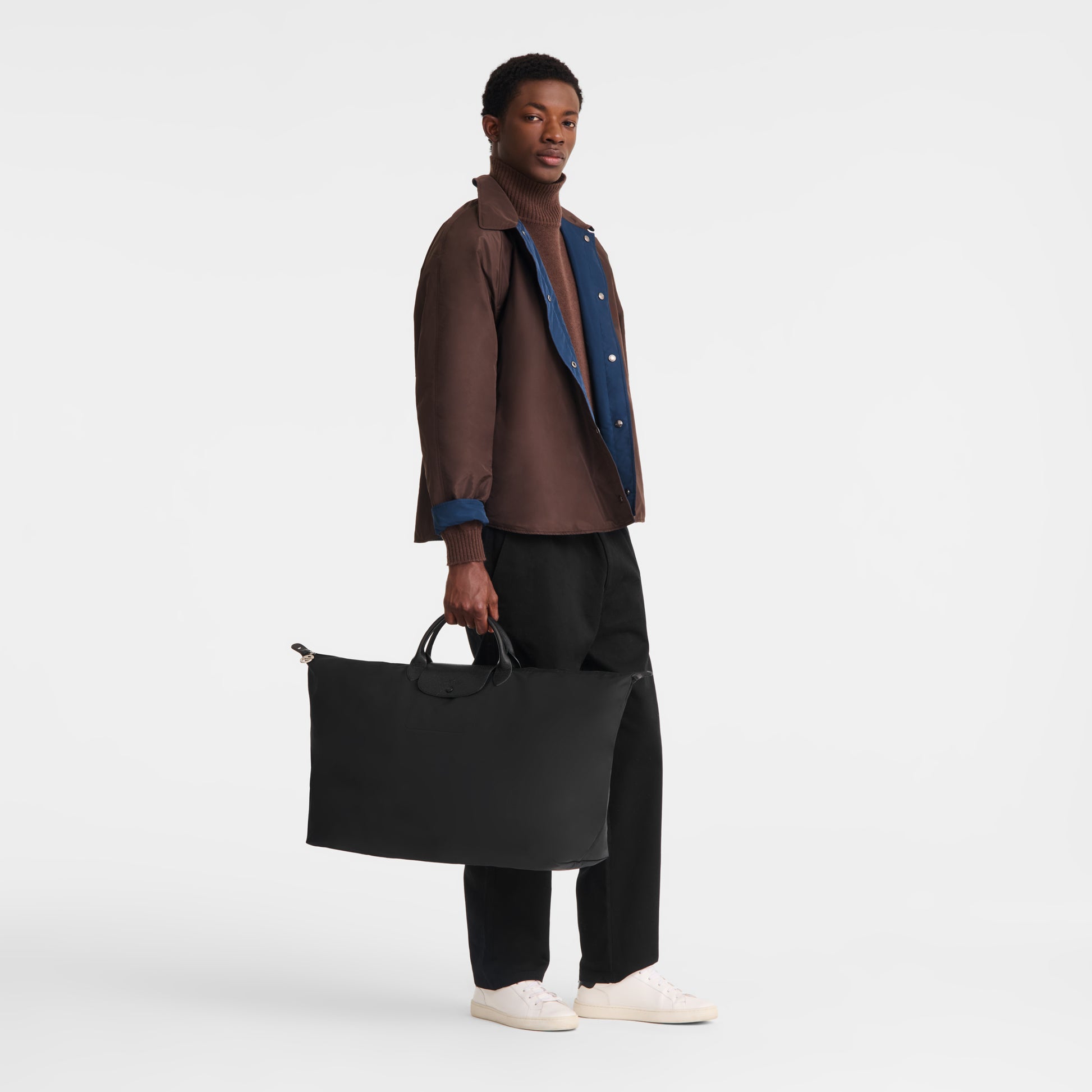 LONGCHAMP-Le Pliage One M Travel bag-Black-L1625979001-2