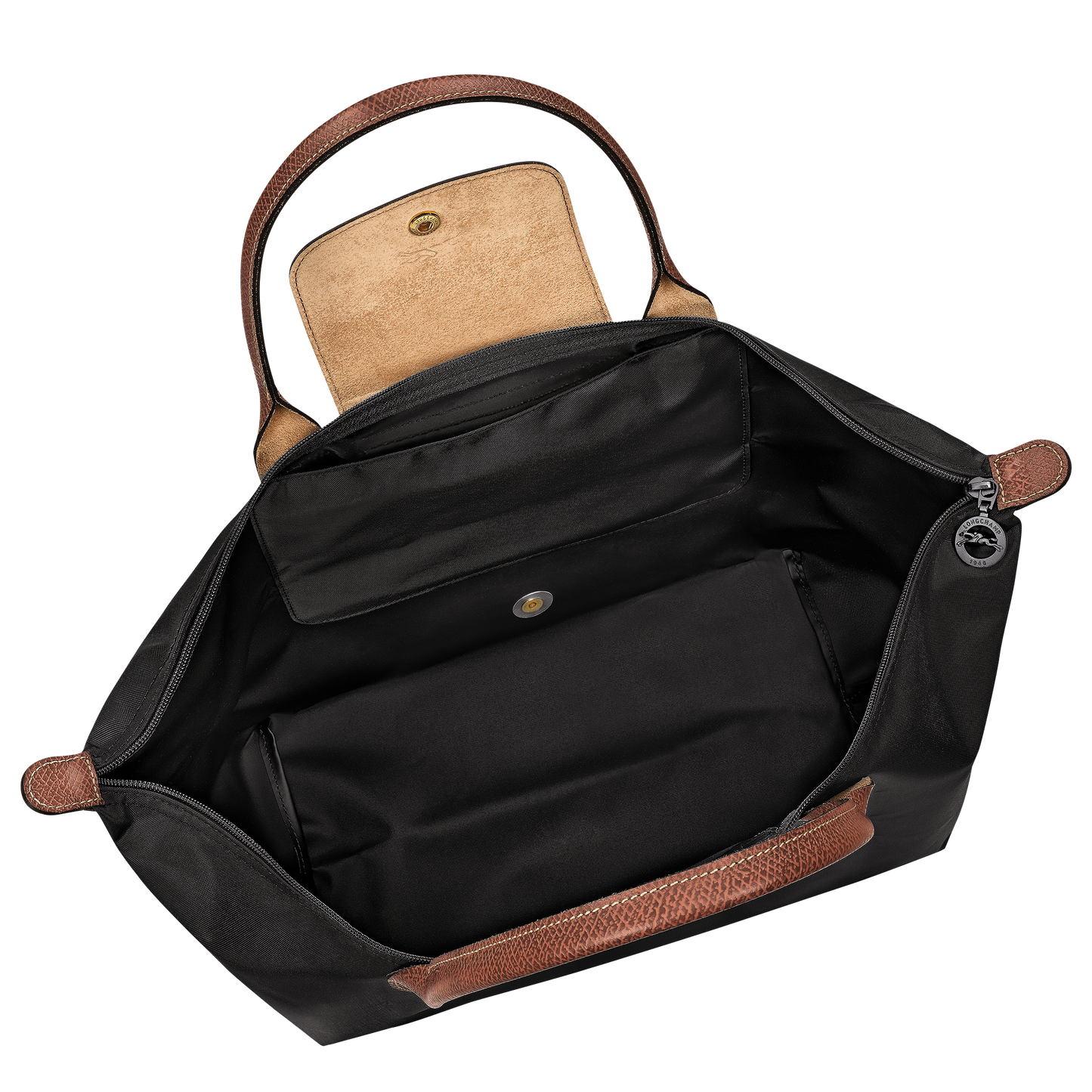 LONGCHAMP-Le Pliage Original L Handbag-Black-L1626089001-5