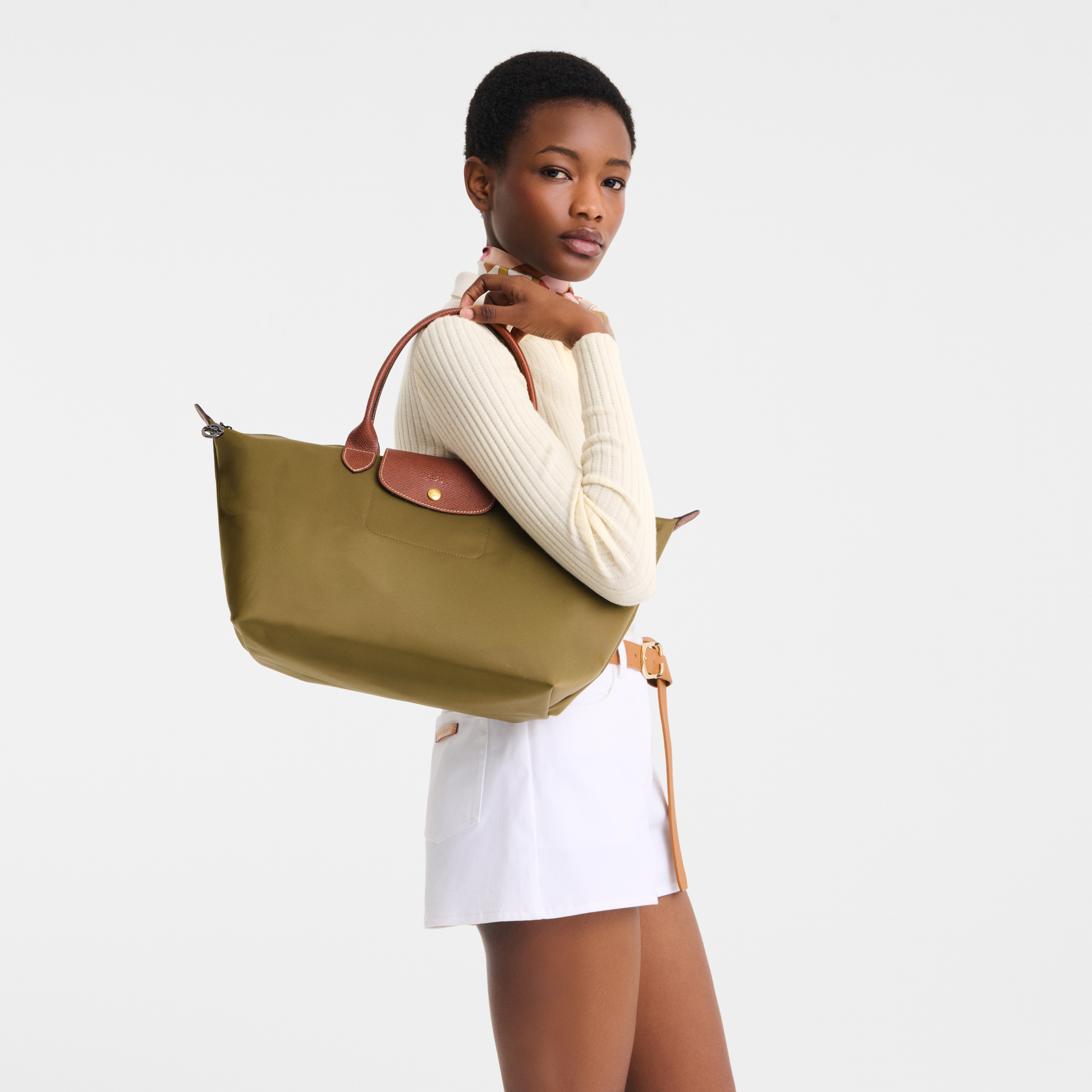 LONGCHAMP-Le Pliage Original L Handbag-Olive-L1626089510-2
