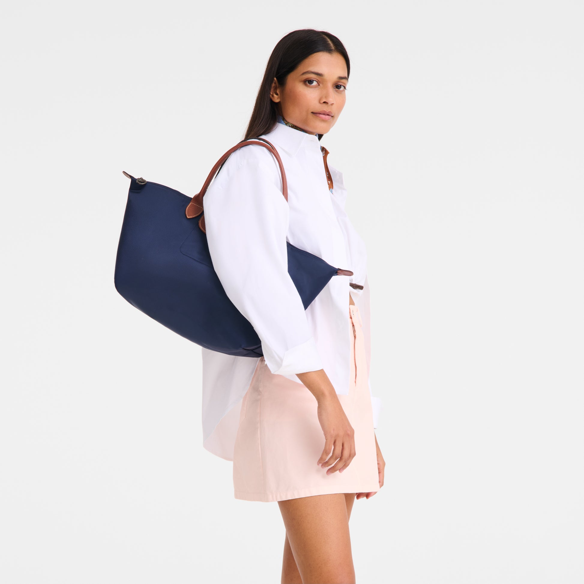 LONGCHAMP-Le Pliage Original L Handbag-Navy-L1626089P68-8
