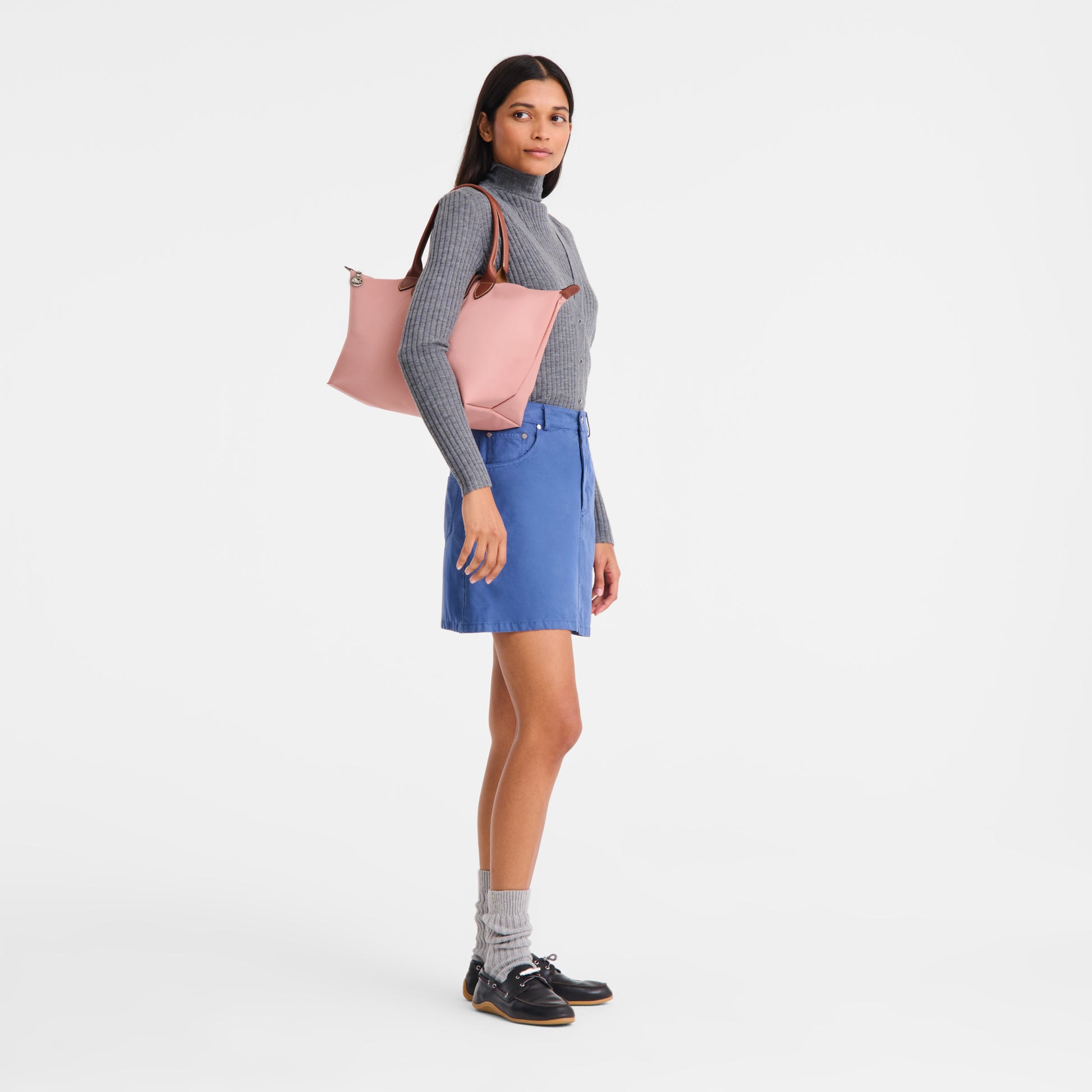 LONGCHAMP-Le Pliage Original L Handbag-Pink Tea-L1626089P96-2