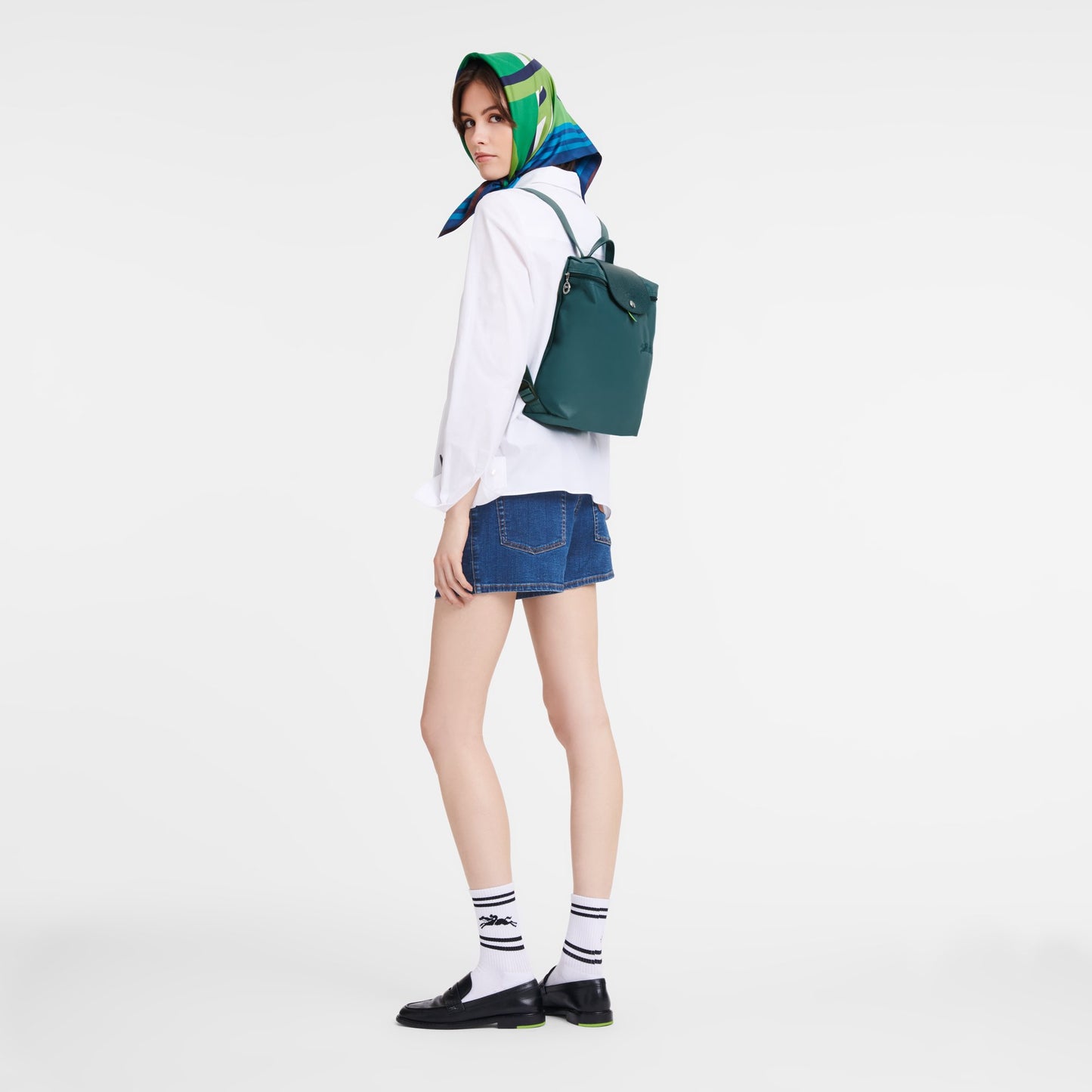 Le Pliage Green M Backpack