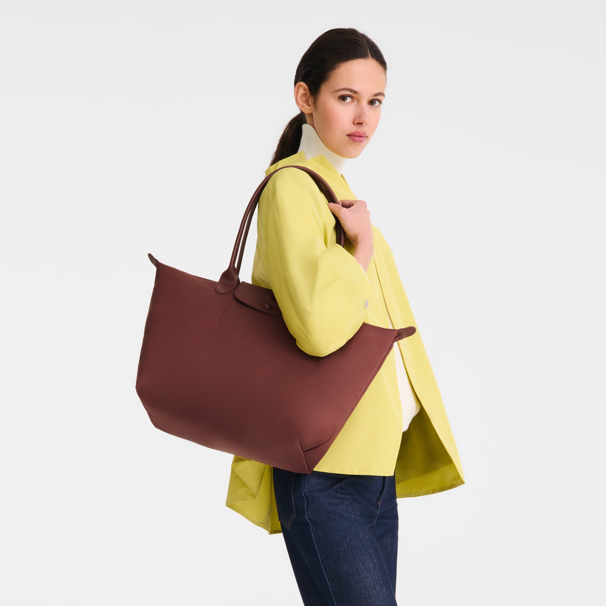 LONGCHAMP-Le Pliage One L Tote bag-Burgundy-L1899979P87-8