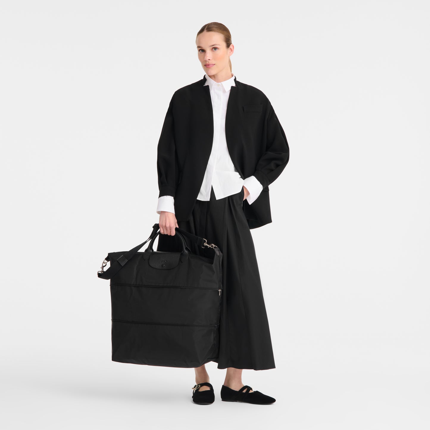 LONGCHAMP-Le Pliage One S Travel bag expandable-Black-L1911979001-2