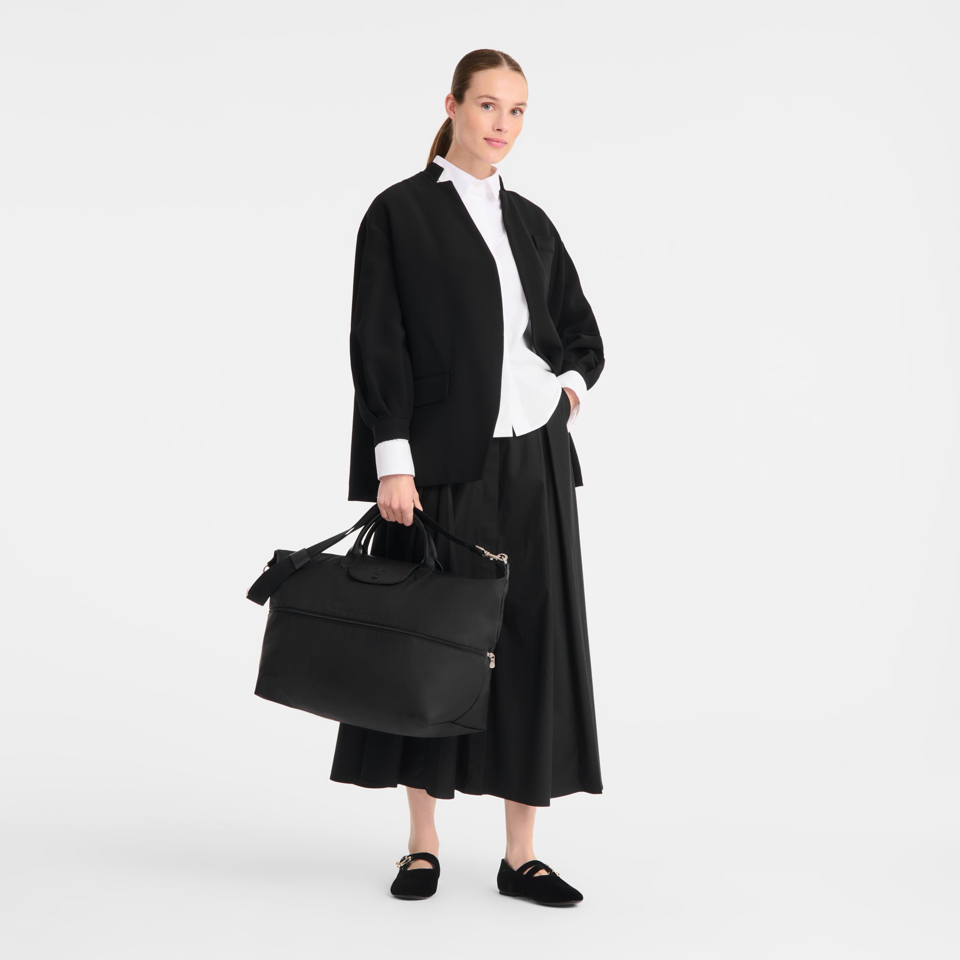 LONGCHAMP-Le Pliage One S Travel bag expandable-Black-L1911979001-9