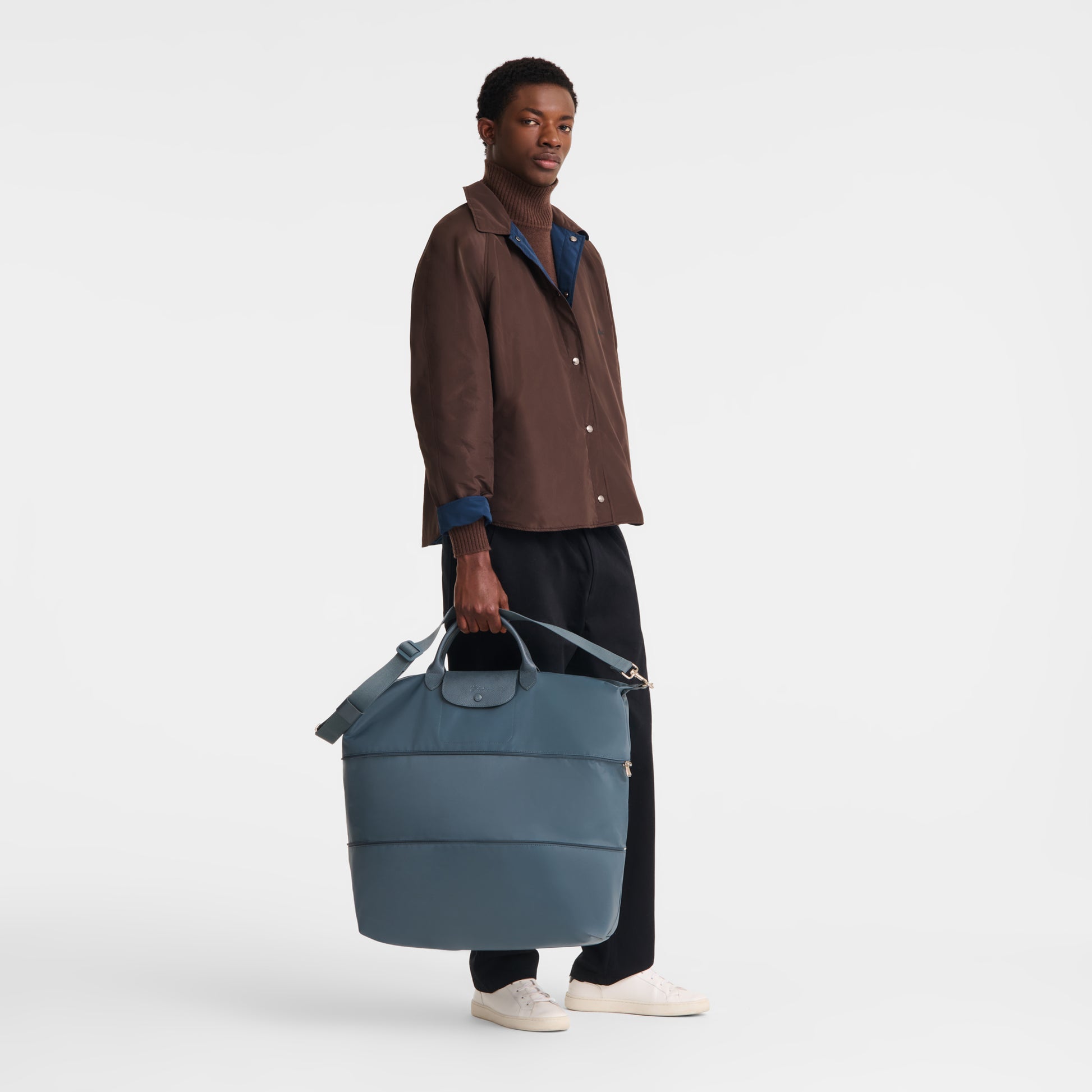 LONGCHAMP-Le Pliage One S Travel bag expandable-Anthracite-L1911979012-2
