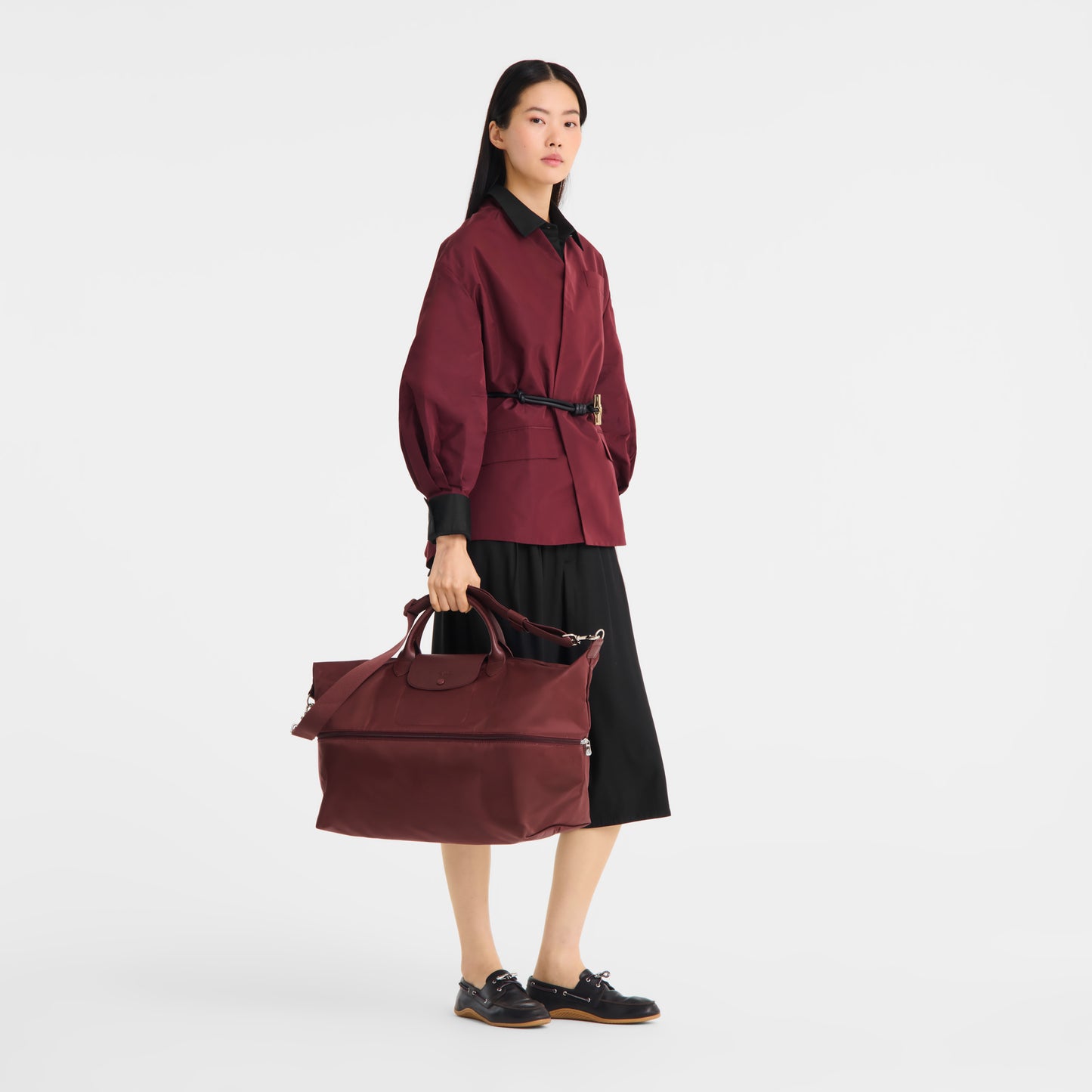 LONGCHAMP-Le Pliage One S Travel bag expandable-Burgundy-L1911979P87-2