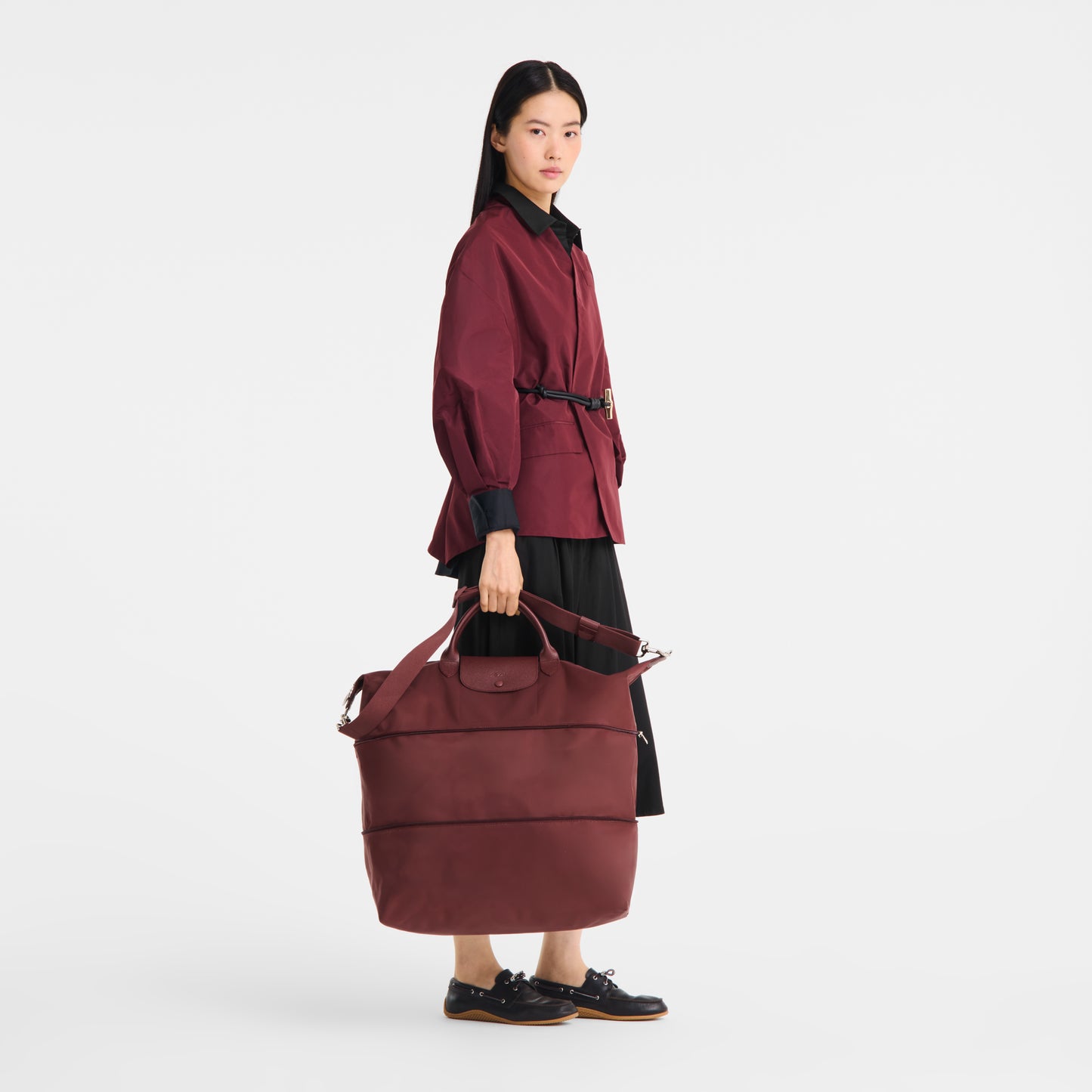 LONGCHAMP-Le Pliage One S Travel bag expandable-Burgundy-L1911979P87-9