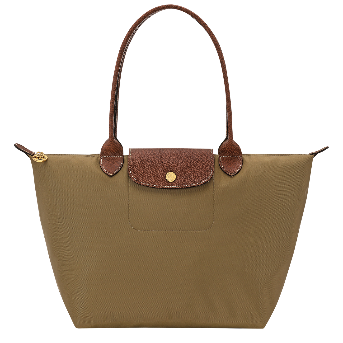 LONGCHAMP-Le Pliage Original M Tote bag-Olive-L2605089510-1