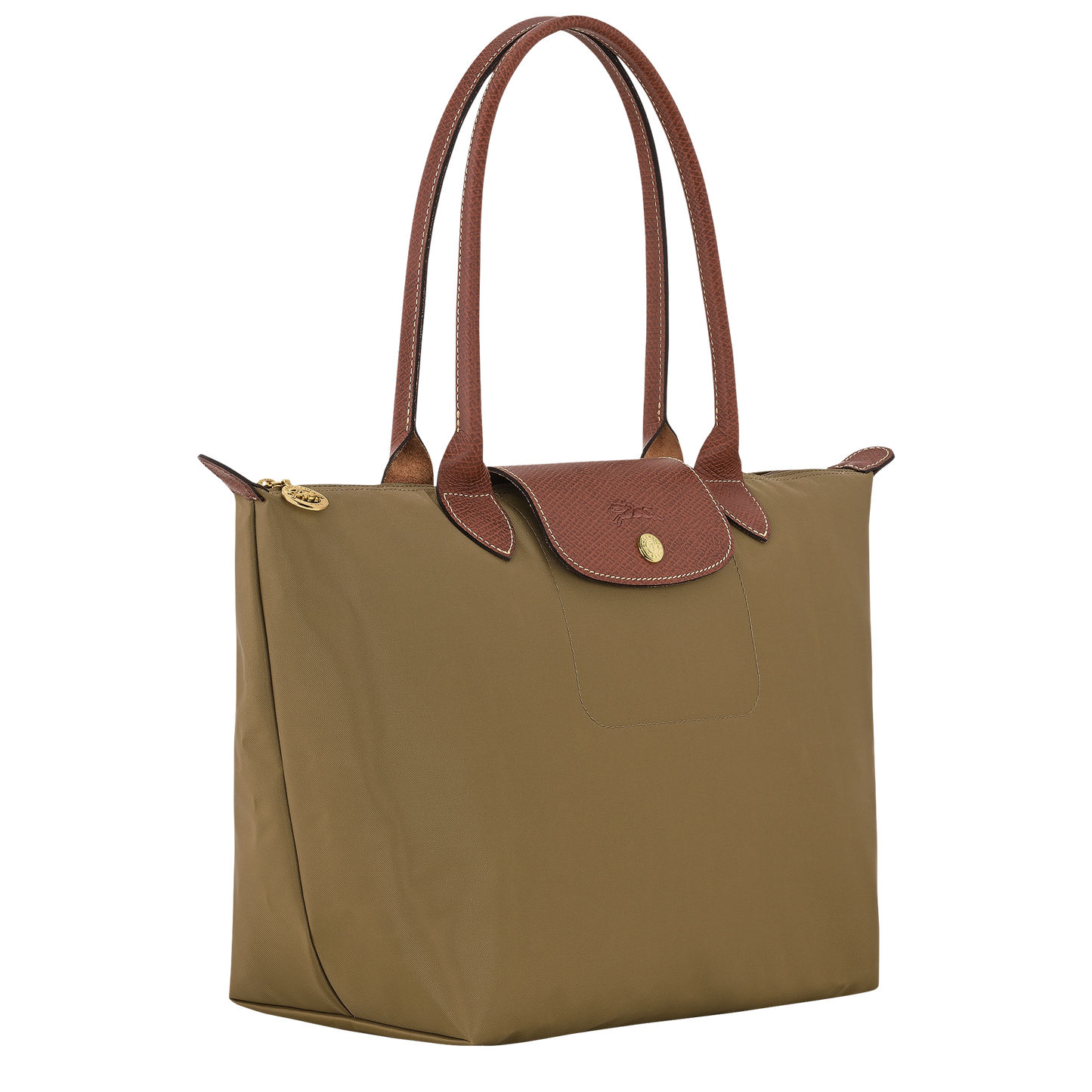 LONGCHAMP-Le Pliage Original M Tote bag-Olive-L2605089510-2