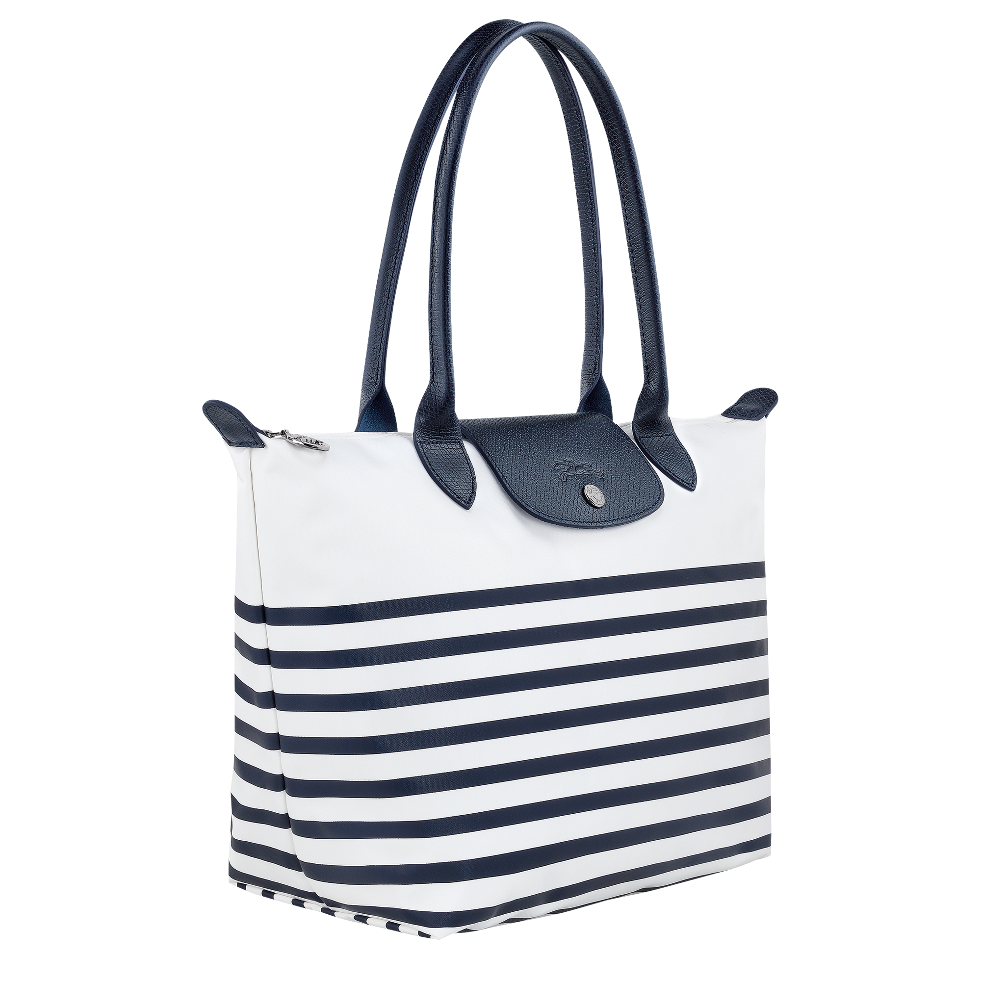 Longchamp LE PLIAGE COLLECTION - Tote bag M in Navy/White - 2 (SKU: L2605HDF165)