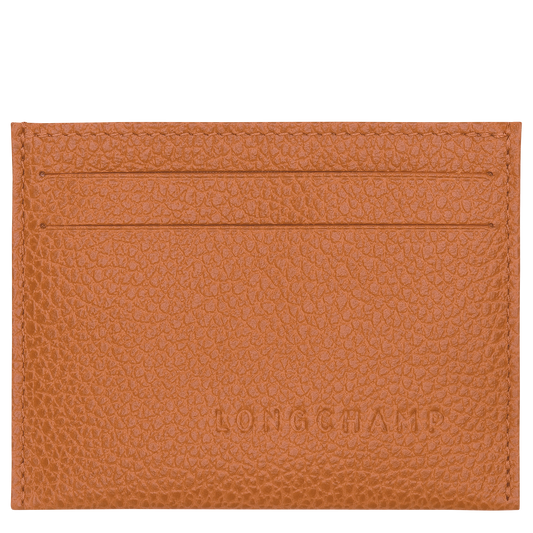 LONGCHAMP-Le Foulonné Card holder-Amber-L3218021490-1