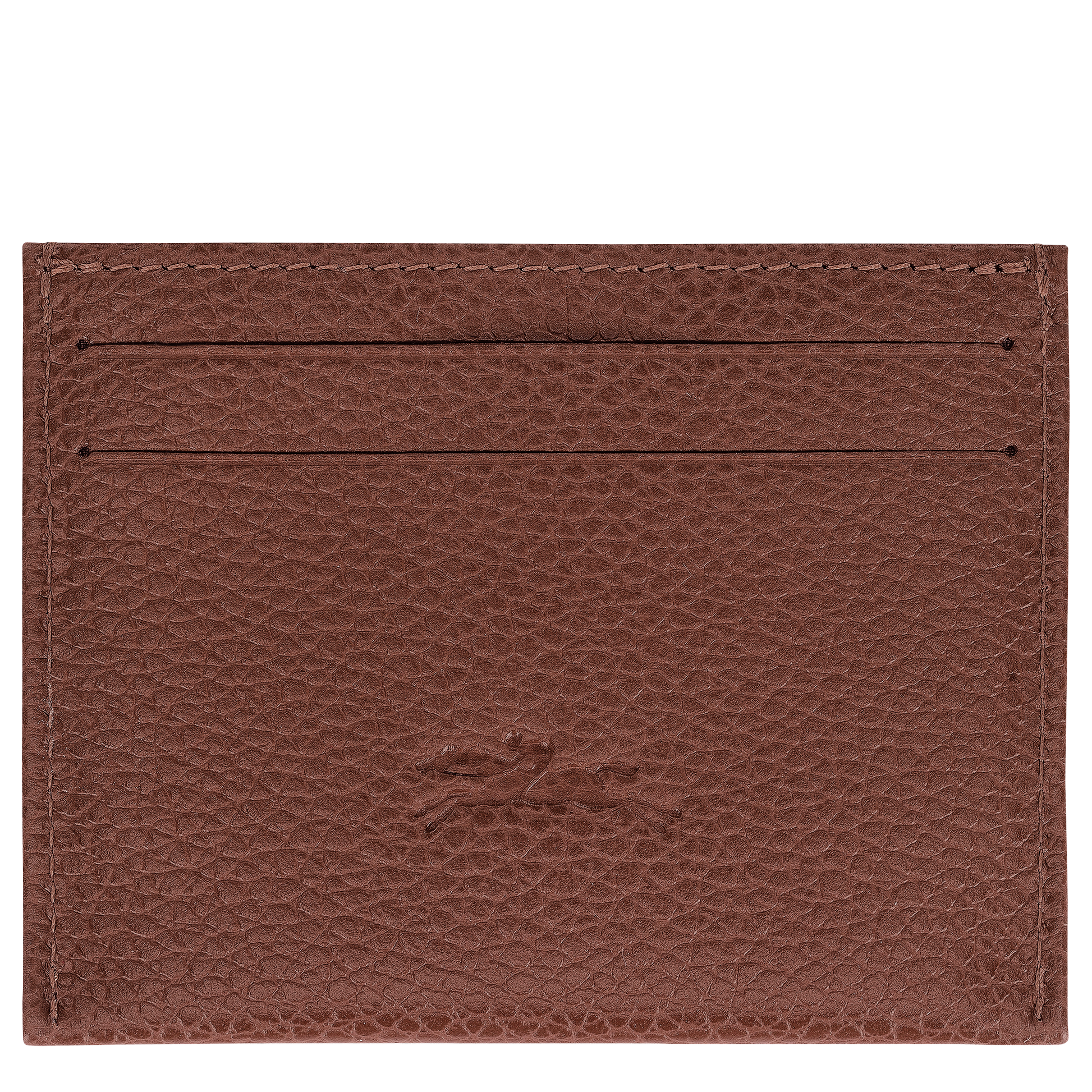 LONGCHAMP-Le Foulonné Card holder-Coffee-L3218021M02-2