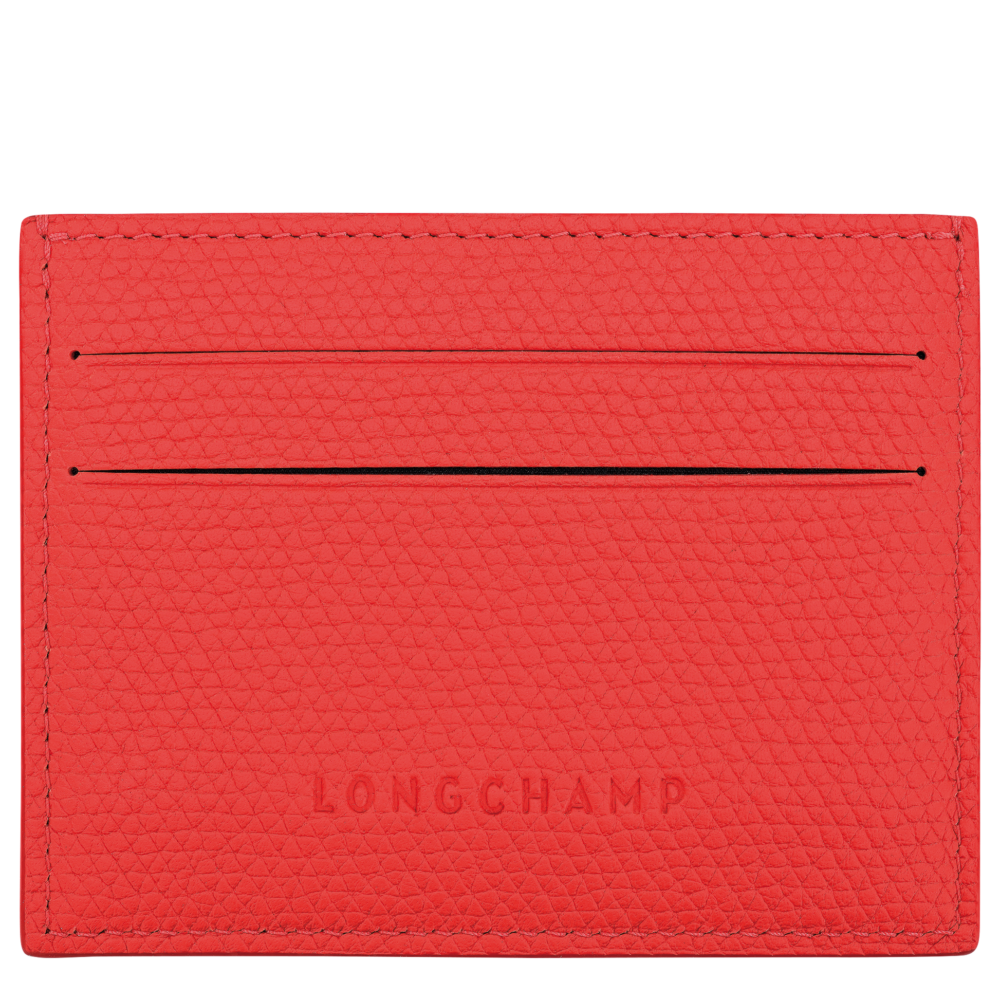 LONGCHAMP-Le Roseau Card holder-Vermilion-L3218HFP108-2