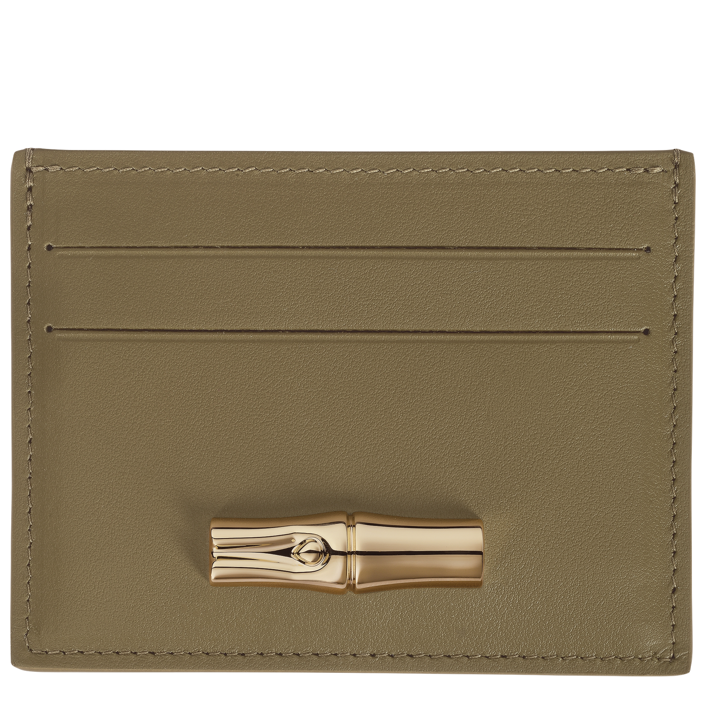 LONGCHAMP-Le Roseau Card holder-Olive-L3218HGC510-1