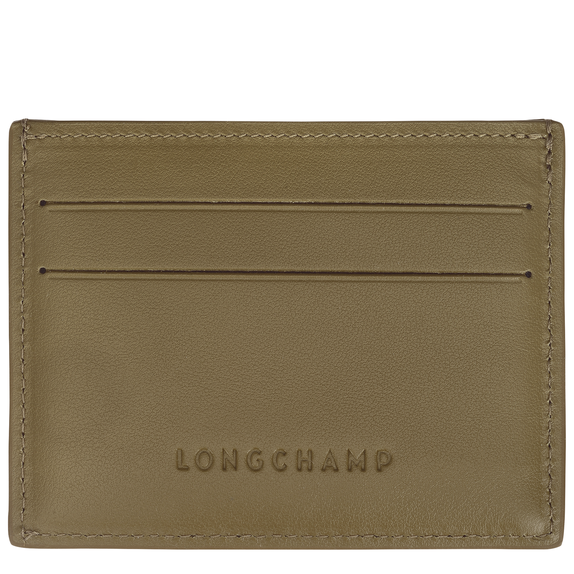 LONGCHAMP-Le Roseau Card holder-Olive-L3218HGC510-2
