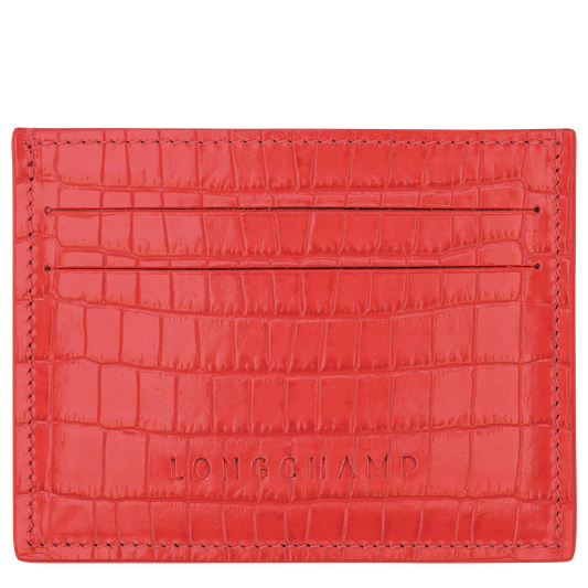 LONGCHAMP-Longchamp Pocket Card holder-Vermilion-L3218HID108-1