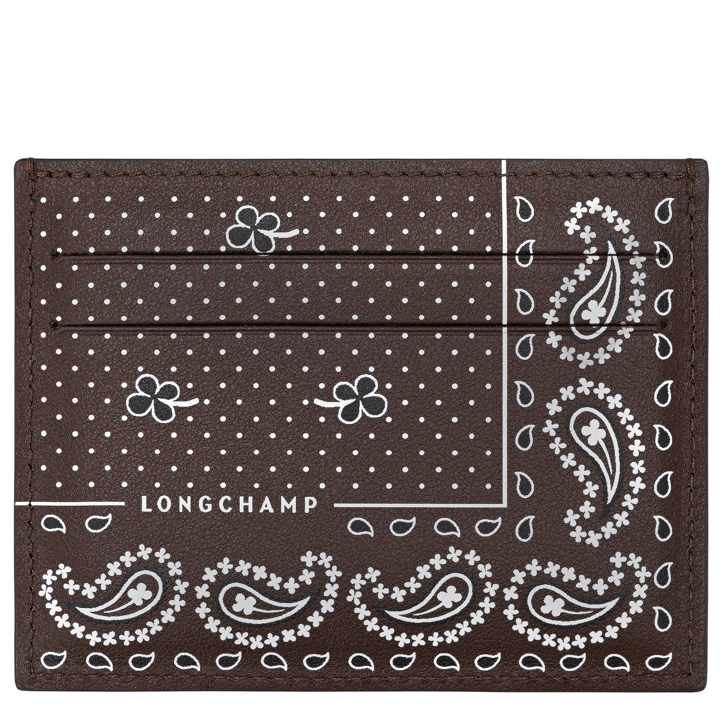 LONGCHAMP-Longchamp Pocket Card holder-Mocha-L3218HKE102-1
