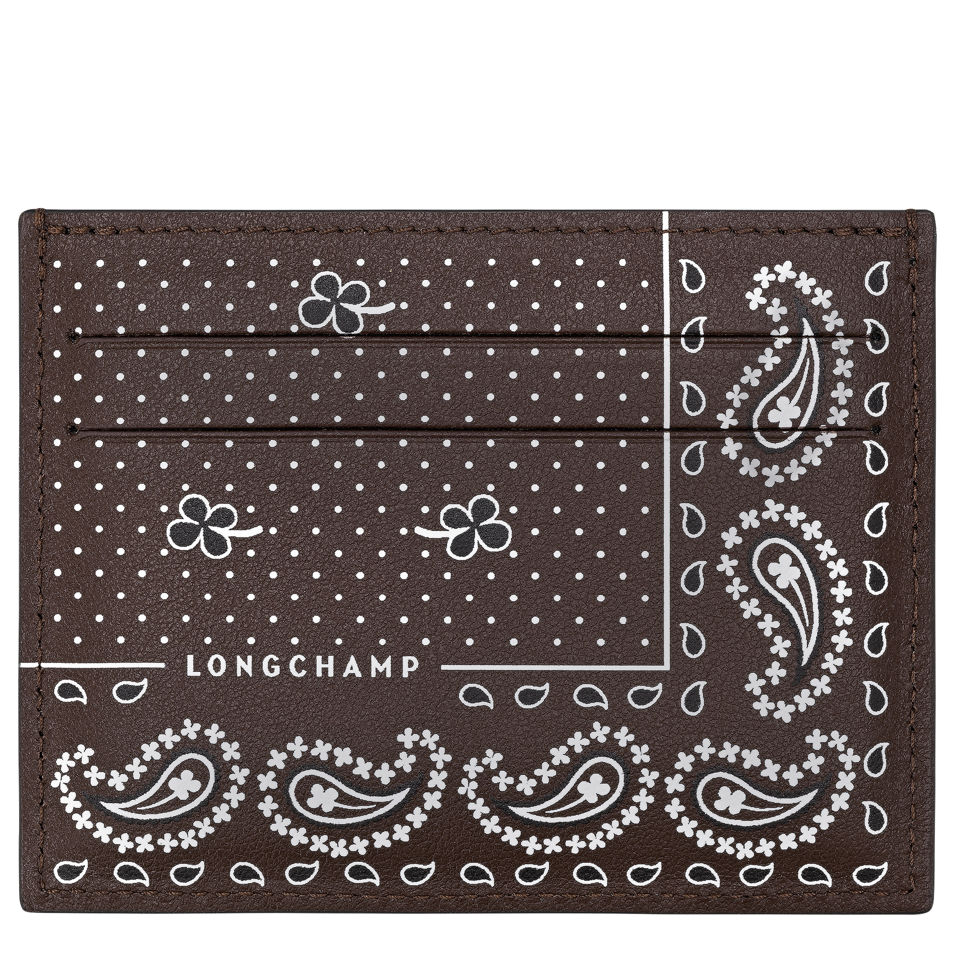 LONGCHAMP-Longchamp Pocket Card holder-Mocha-L3218HKE102-1