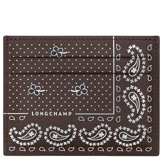 LONGCHAMP-Longchamp Pocket Card holder-Mocha-L3218HKE102-1