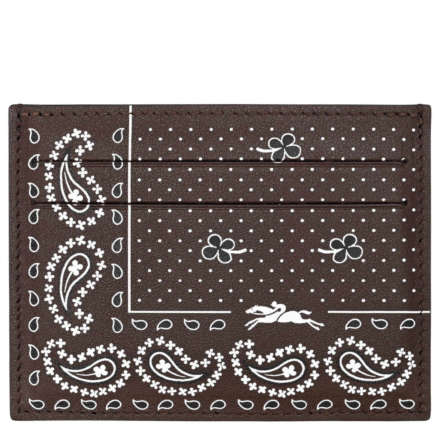 LONGCHAMP-Longchamp Pocket Card holder-Mocha-L3218HKE102-2