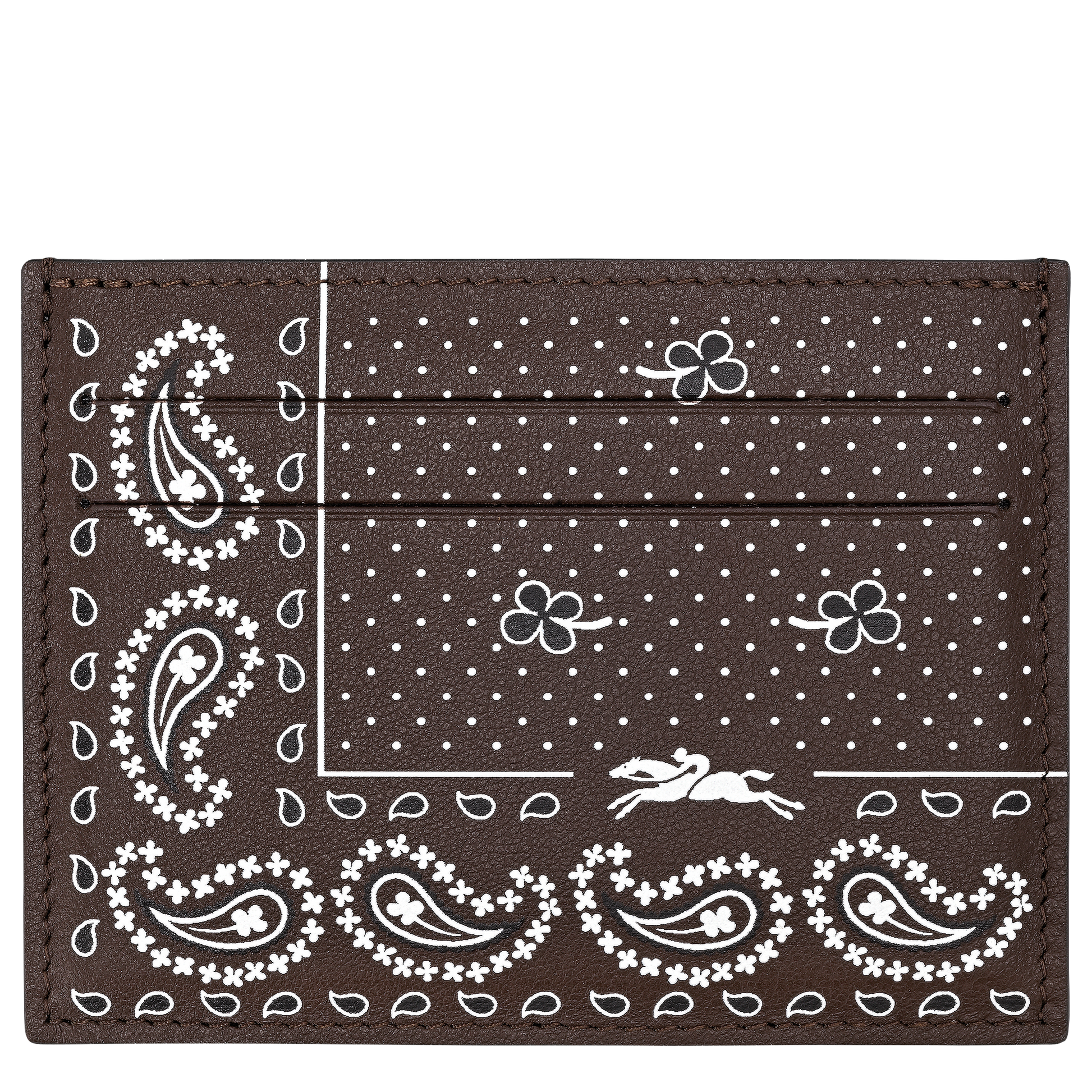 LONGCHAMP-Longchamp Pocket Card holder-Mocha-L3218HKE102-2