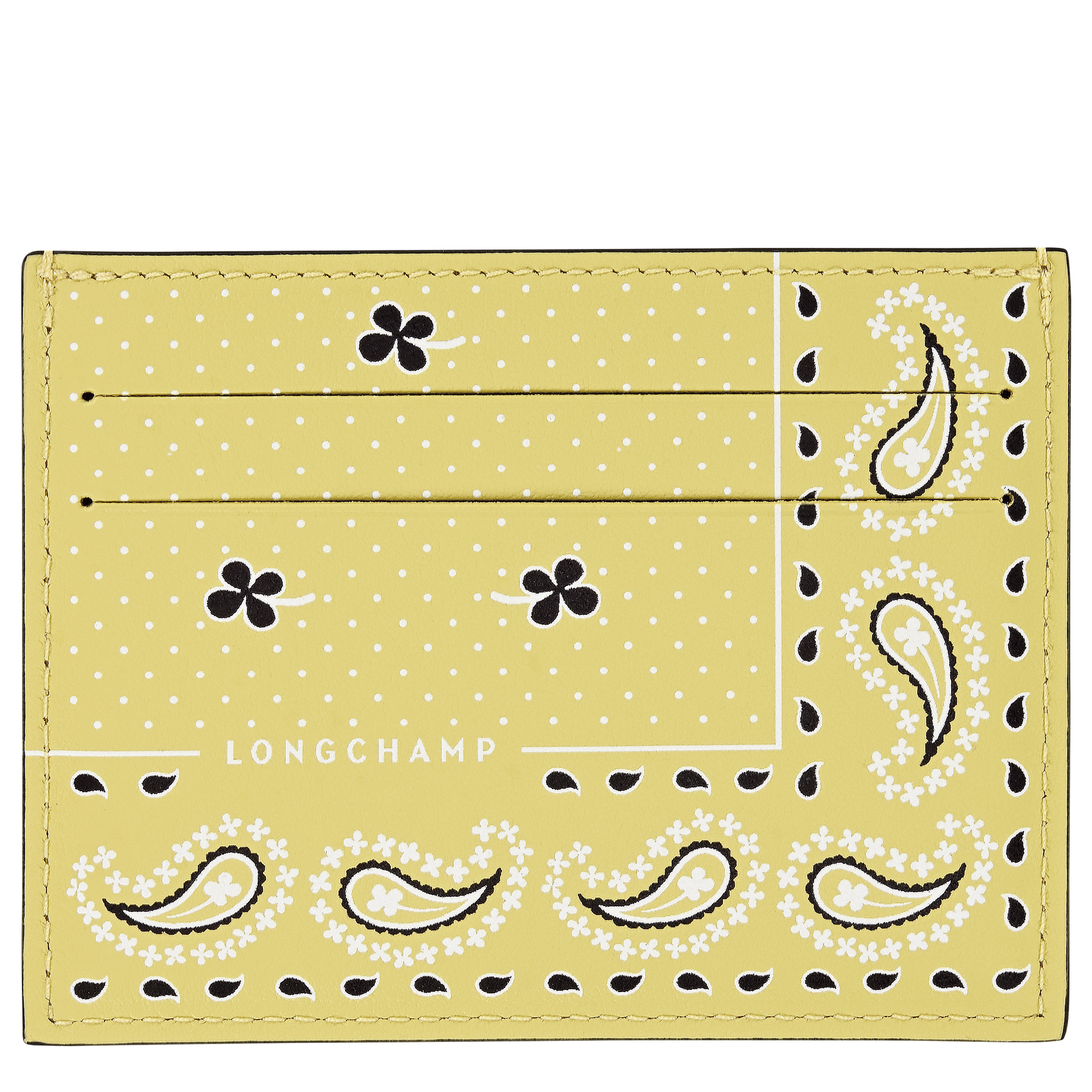 LONGCHAMP-Longchamp Pocket Card holder-Lime-L3218HKEM61-1