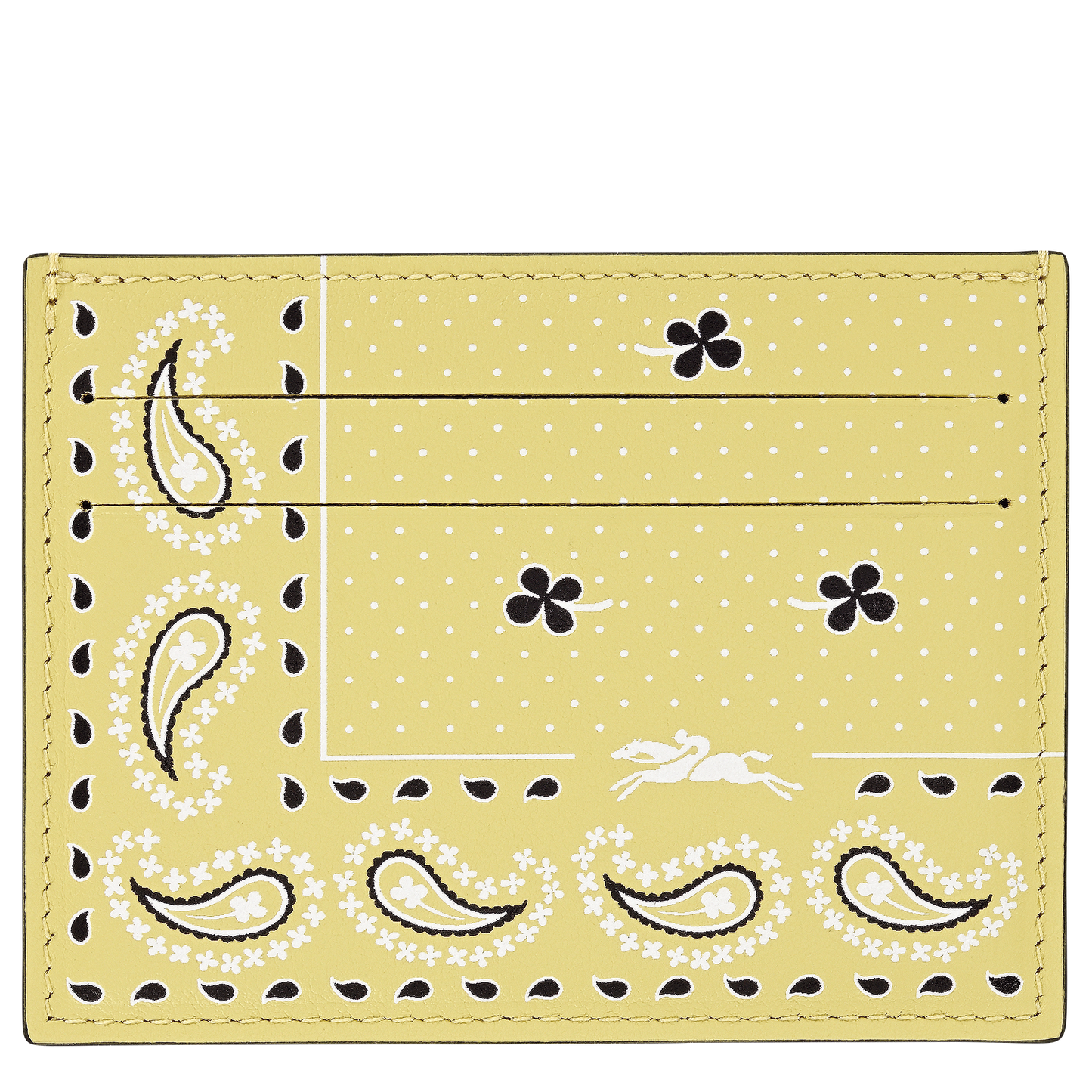 LONGCHAMP-Longchamp Pocket Card holder-Lime-L3218HKEM61-2