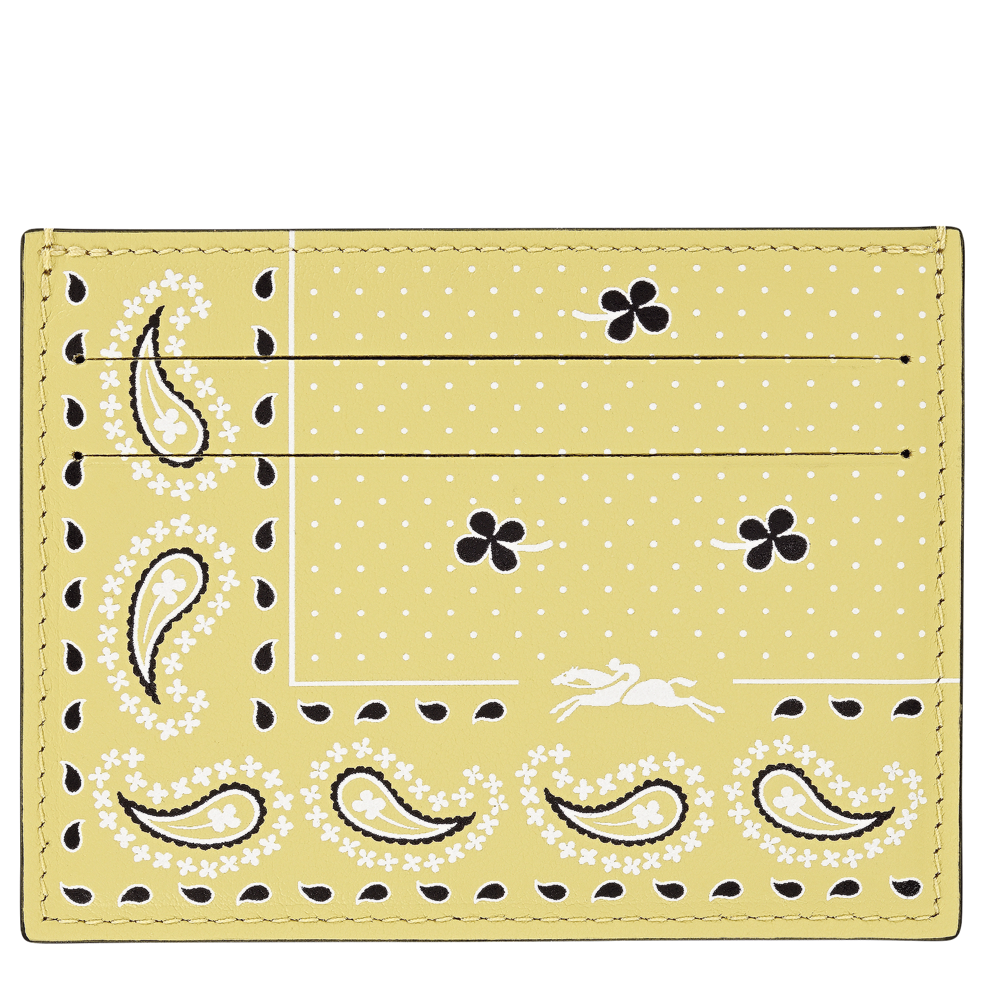 LONGCHAMP-Longchamp Pocket Card holder-Lime-L3218HKEM61-2
