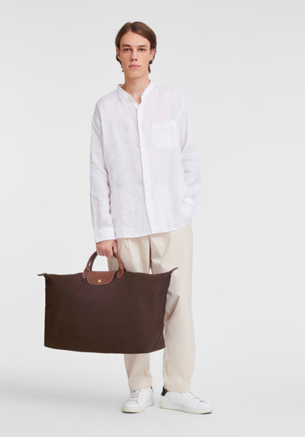 Longchamp bag discount leather man