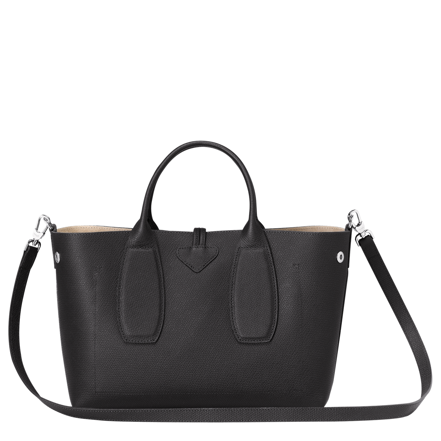 Longchamp ROSEAU - Handbag M in Black - 5 (SKU: 10058HPN001)