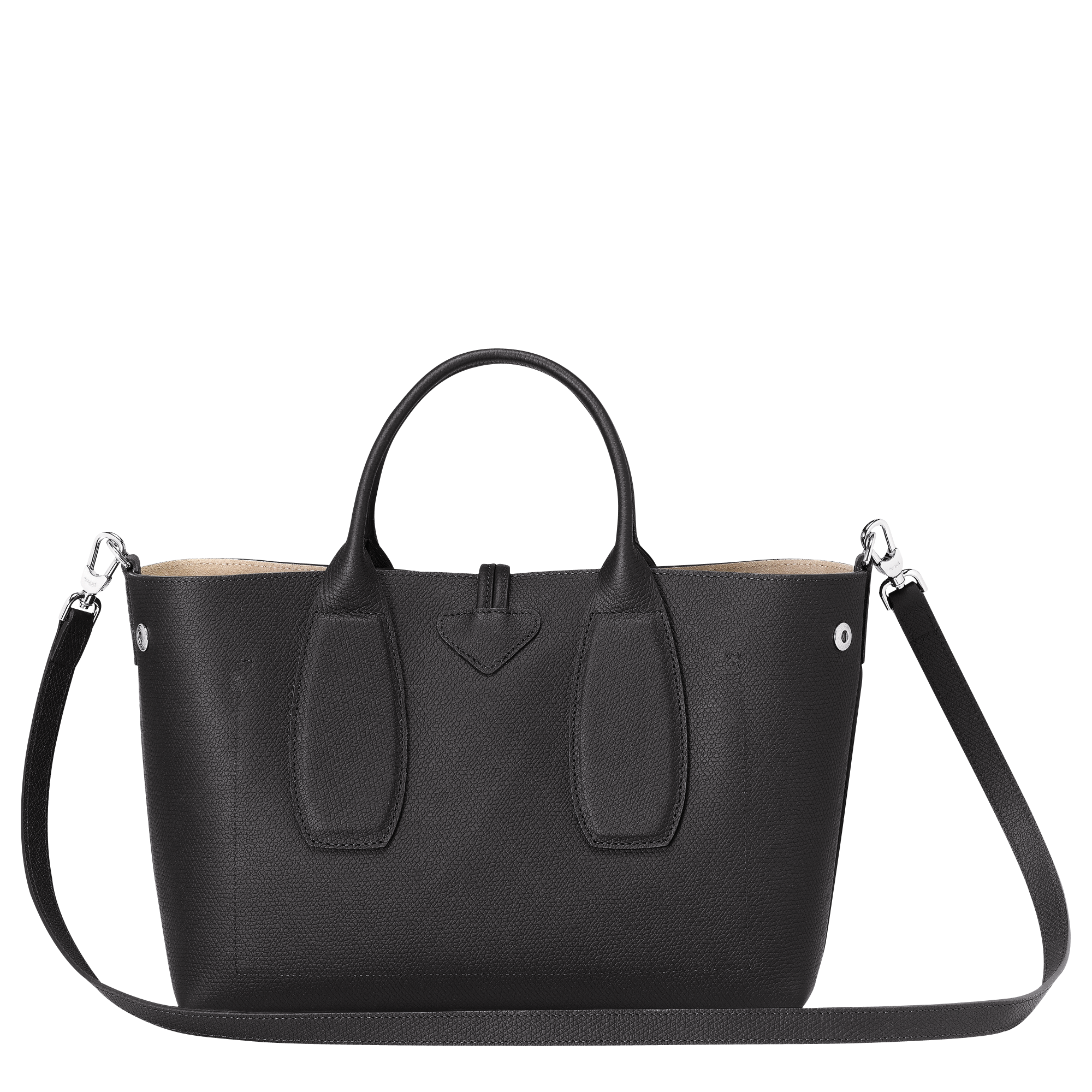 Longchamp ROSEAU - Handbag M in Black - 5 (SKU: 10058HPN001)