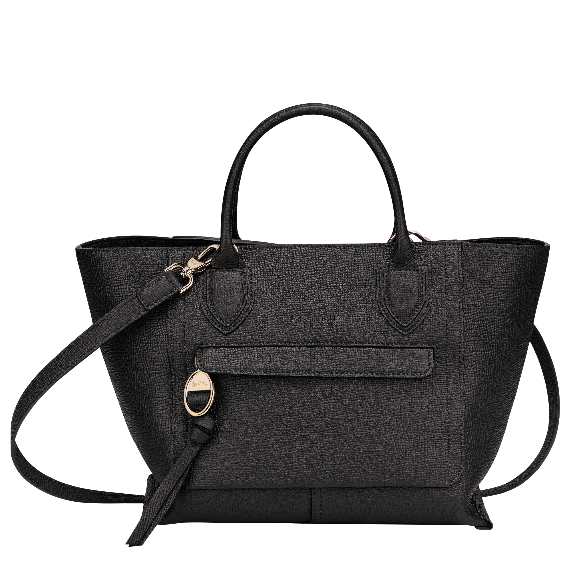 Longchamp MAILBOX - Handbag M in Black - 1 (SKU: 10104HTA001)