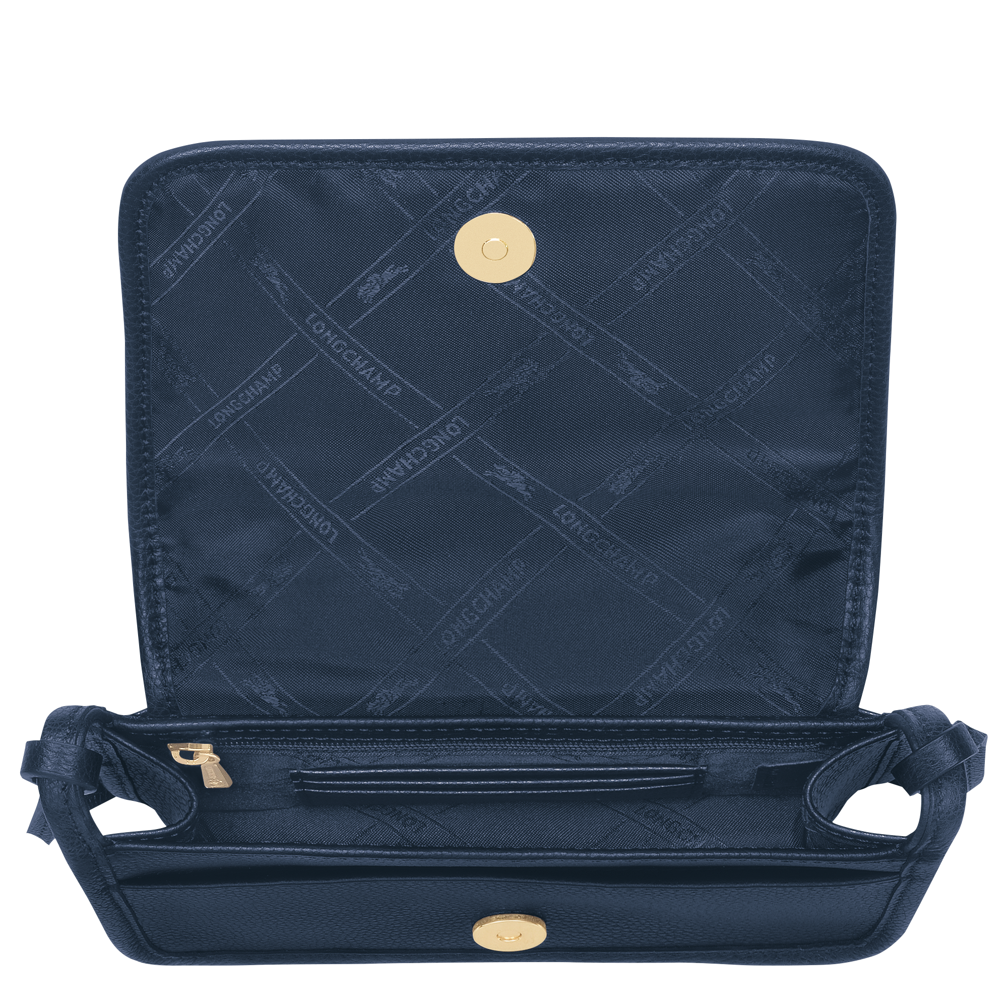 Longchamp LE FOULONNÉ - Wallet on chain in Navy - 4 (SKU: 10133021Y90)