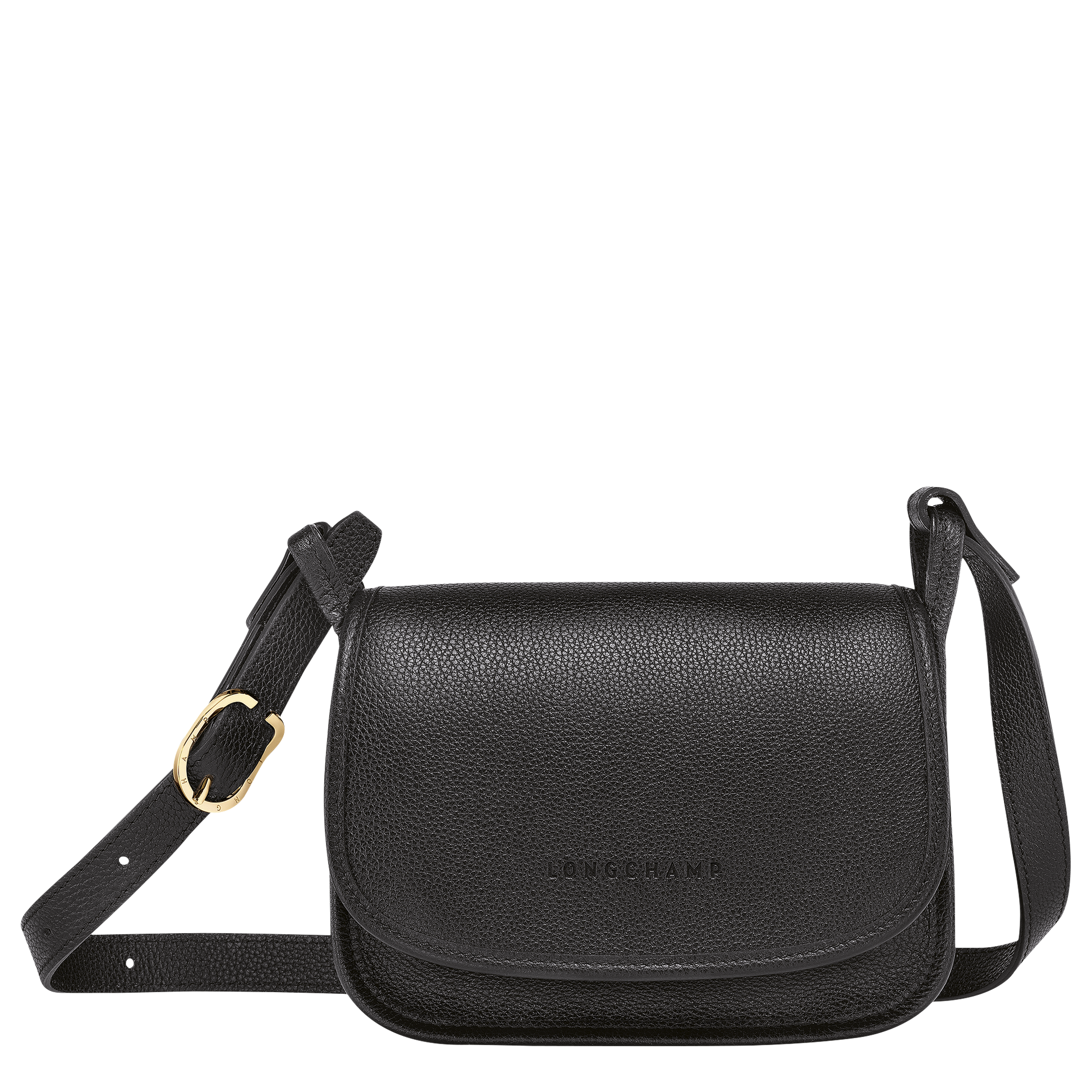 Longchamp black sale sling bag