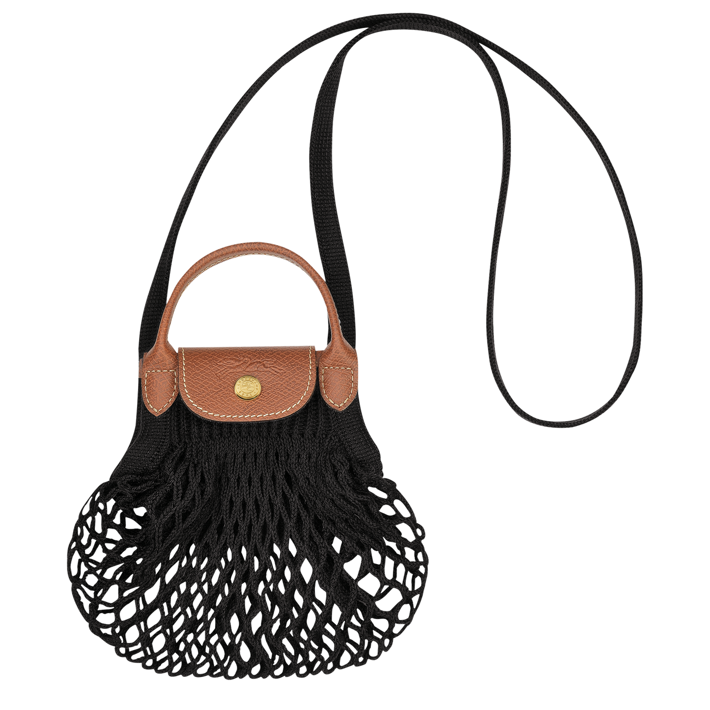 Longchamp LE PLIAGE FILET - Mesh bag XS in Black - 1 (SKU: 10139HVH001)
