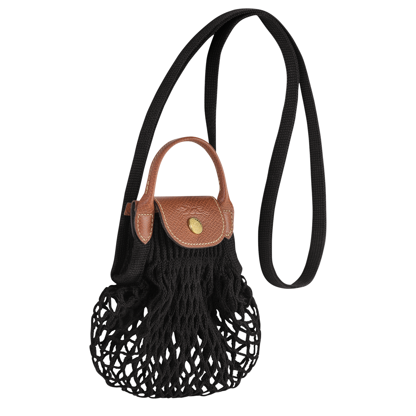 Longchamp LE PLIAGE FILET - Mesh bag XS in Black - 3 (SKU: 10139HVH001)