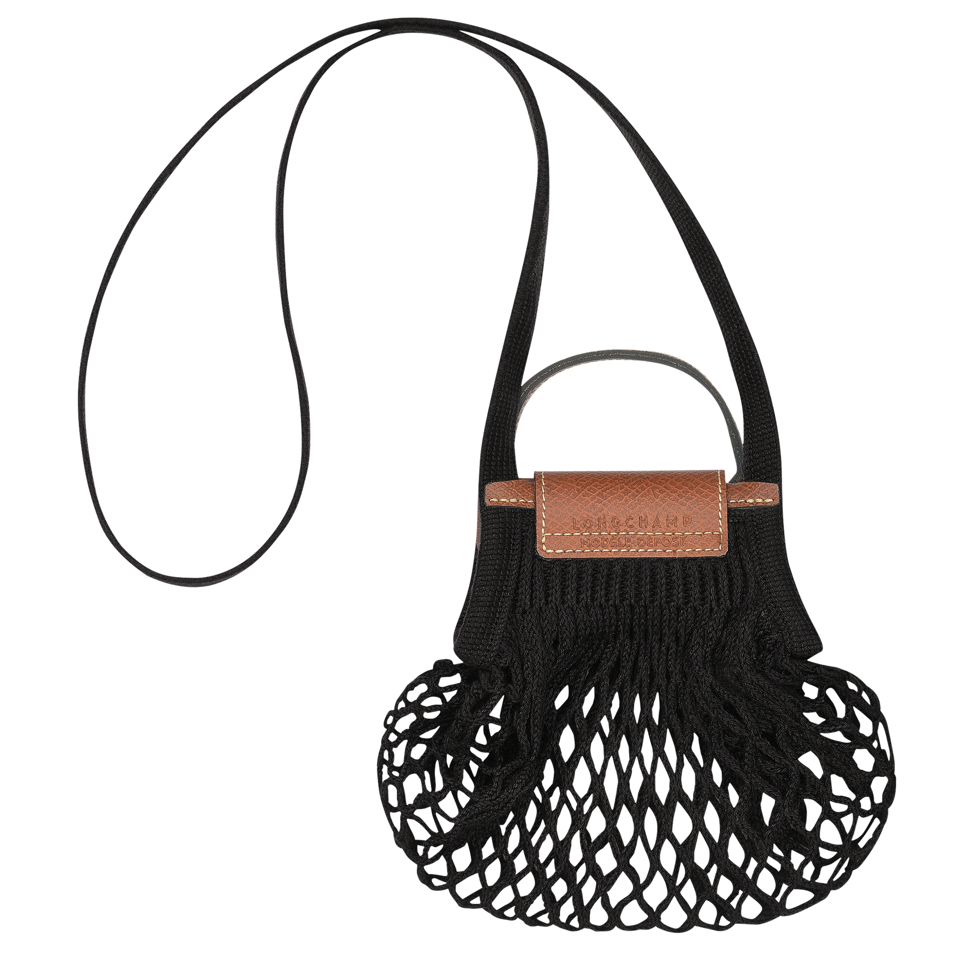 Longchamp LE PLIAGE FILET - Mesh bag XS in Black - 4 (SKU: 10139HVH001)