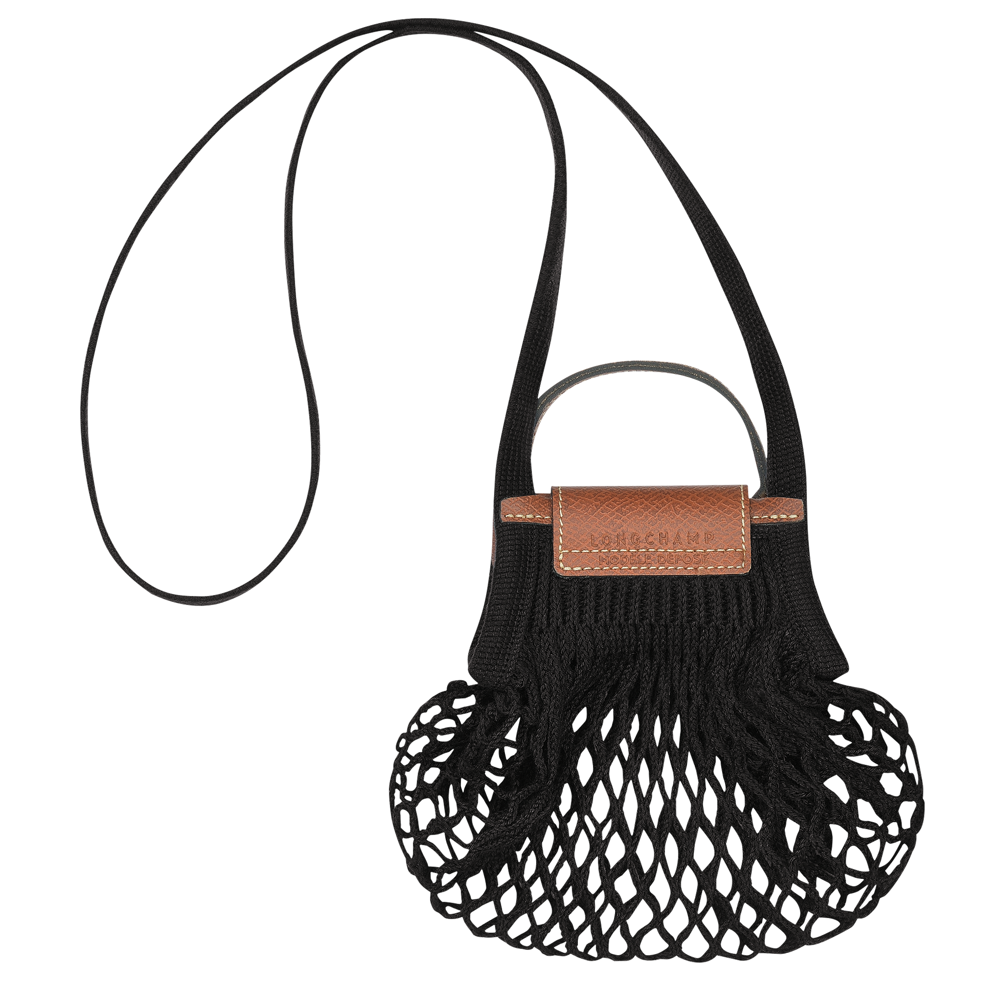 Longchamp LE PLIAGE FILET - Mesh bag XS in Black - 4 (SKU: 10139HVH001)