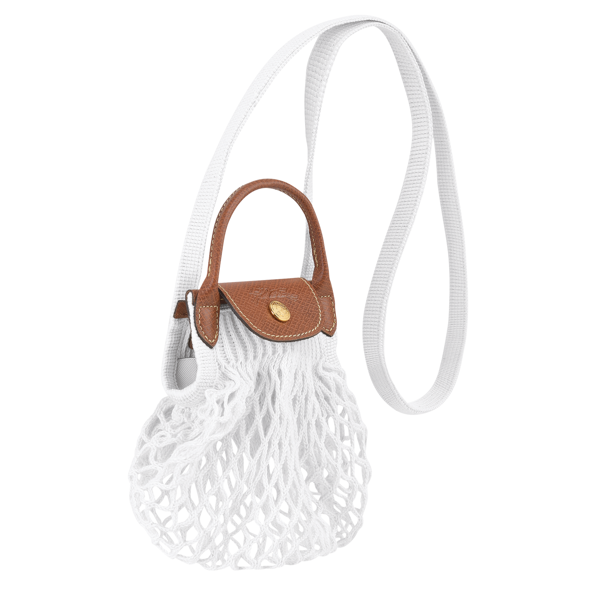 Longchamp LE PLIAGE FILET - Mesh bag XS in Ecru - 3 (SKU: 10139HVH037)
