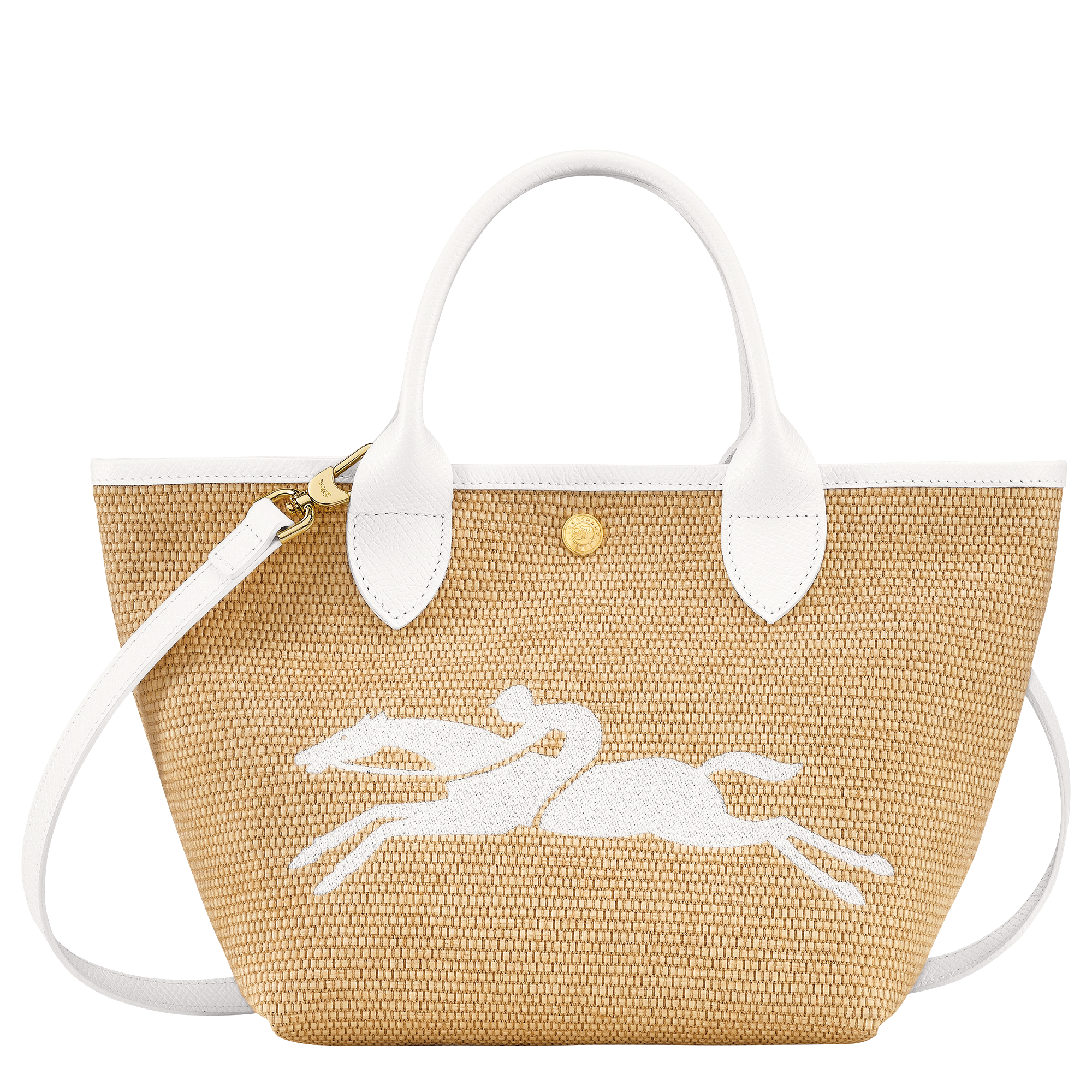Longchamp LE PANIER PLIAGE - Basket bag S in White - 1 (SKU: 10144HZB007)