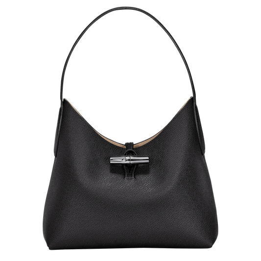 Longchamp ROSEAU - Hobo bag M in Black - 1 (SKU: 10153HPN001)