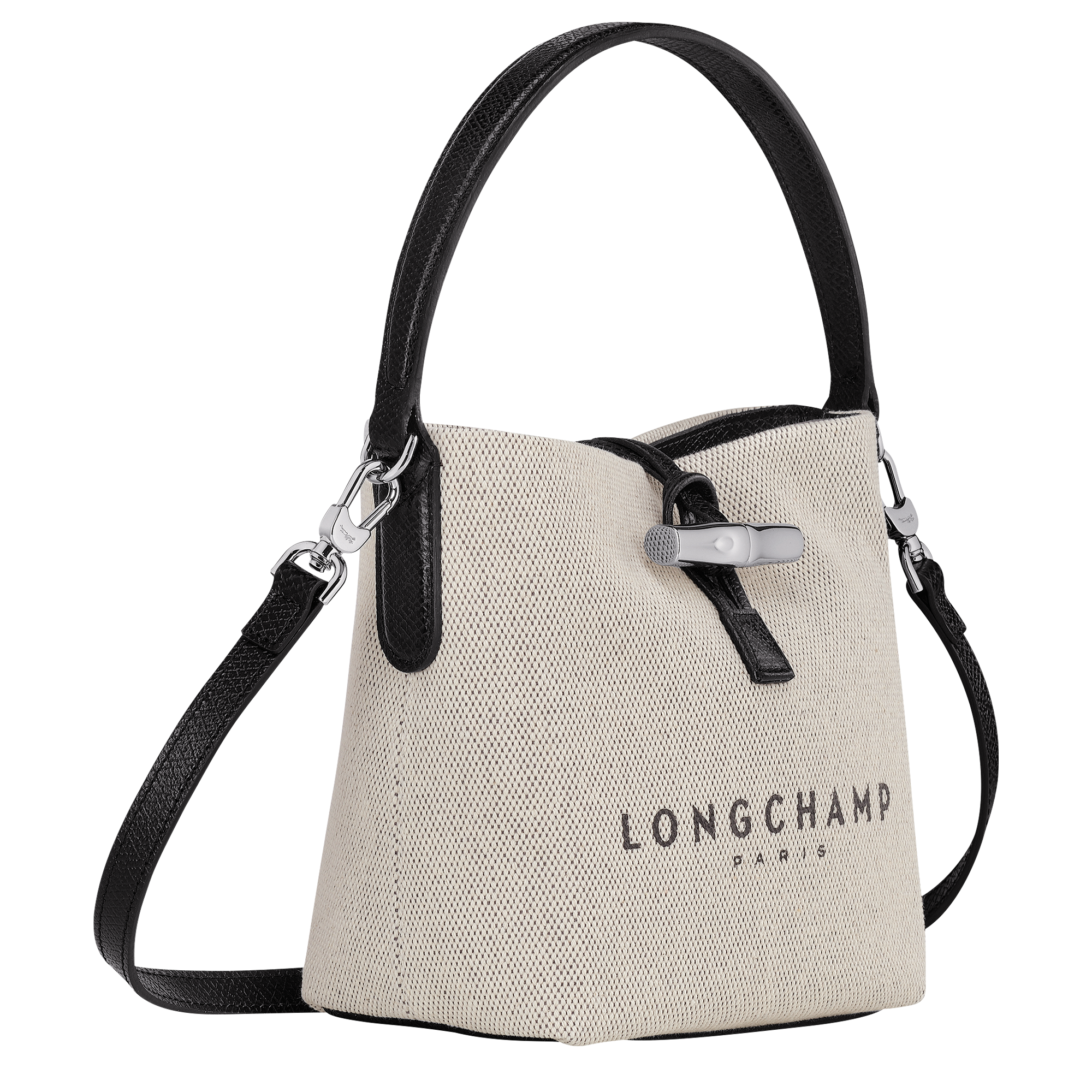 Longchamp ROSEAU - Bucket bag XS in Ecru - 3 (SKU: 10159HSG037)