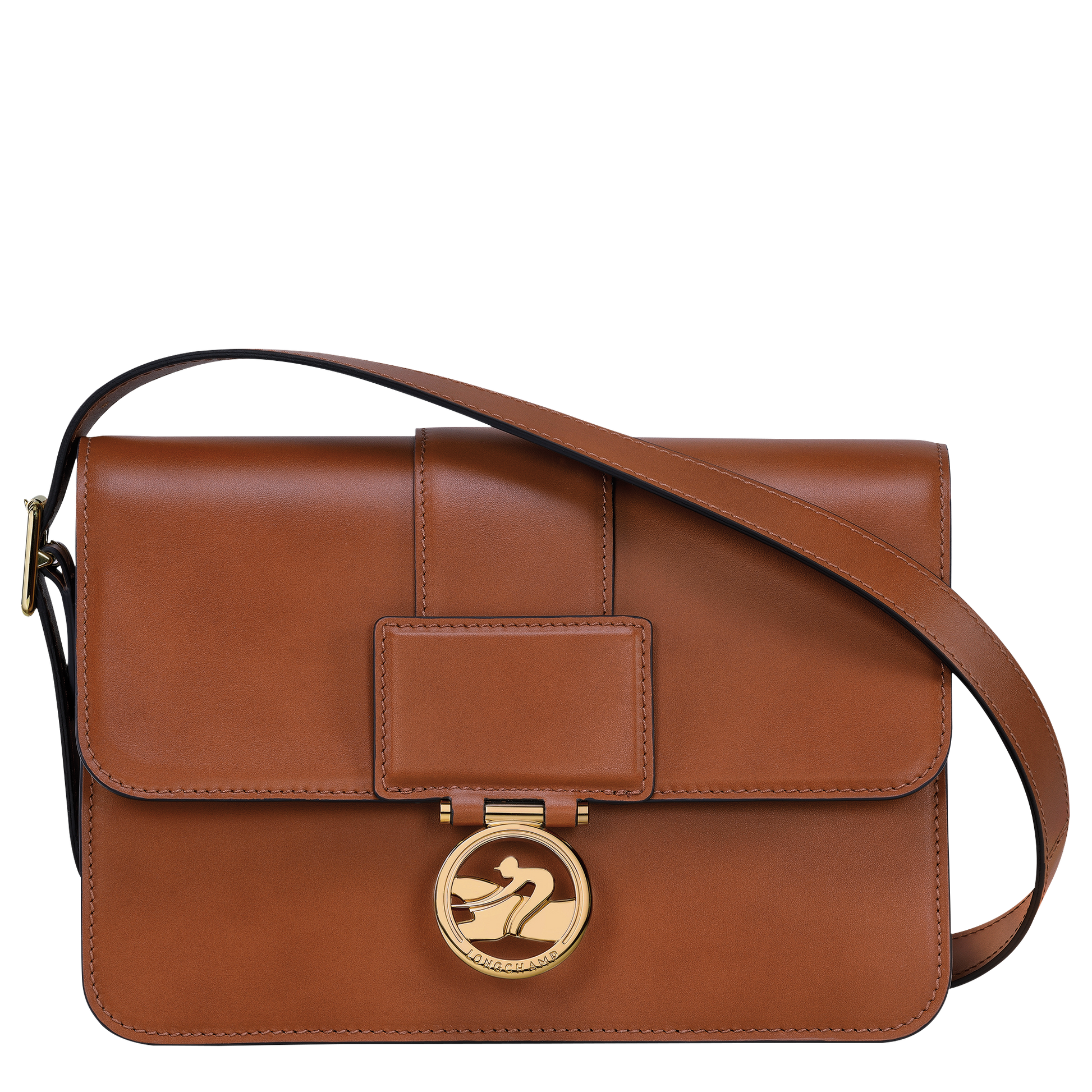 Longchamp BOX-TROT - Crossbody bag M in Cognac - 1 (SKU: 10175HAU504)