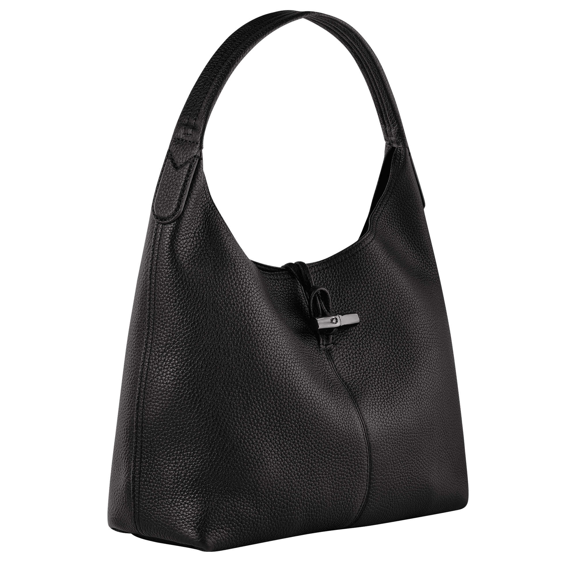 Longchamp ROSEAU ESSENTIAL - Hobo bag L in Black - 2 (SKU: 10184968001)